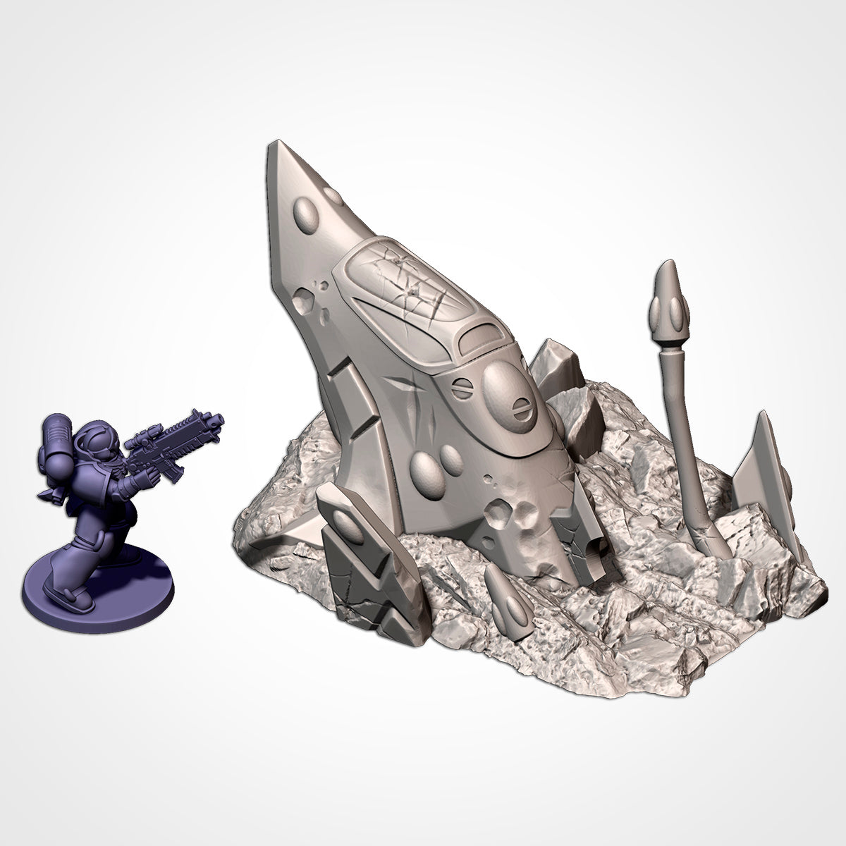 Crashed Xenos Ships