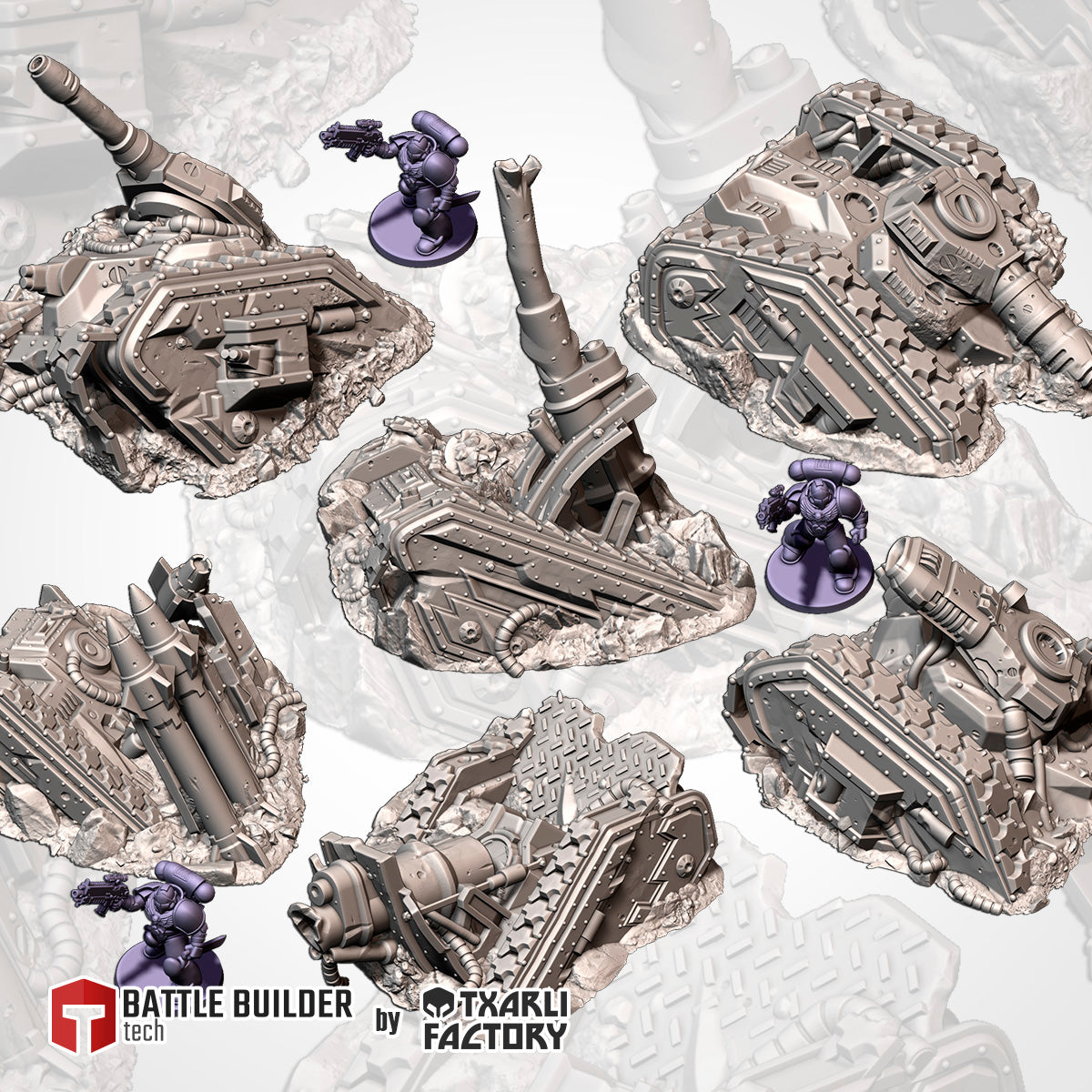 Destroyed Tanks