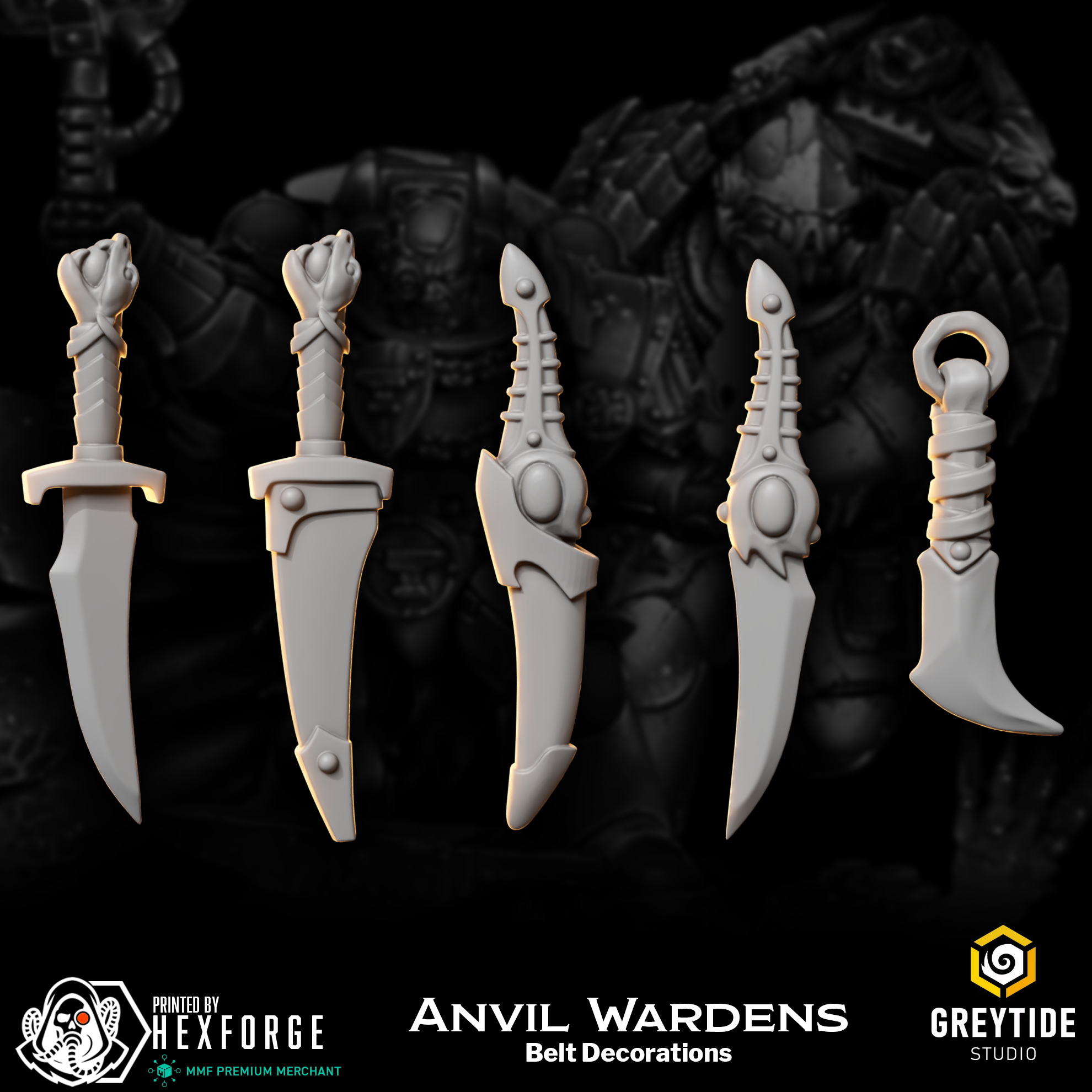 Anvil Wardens - Belt Decorations