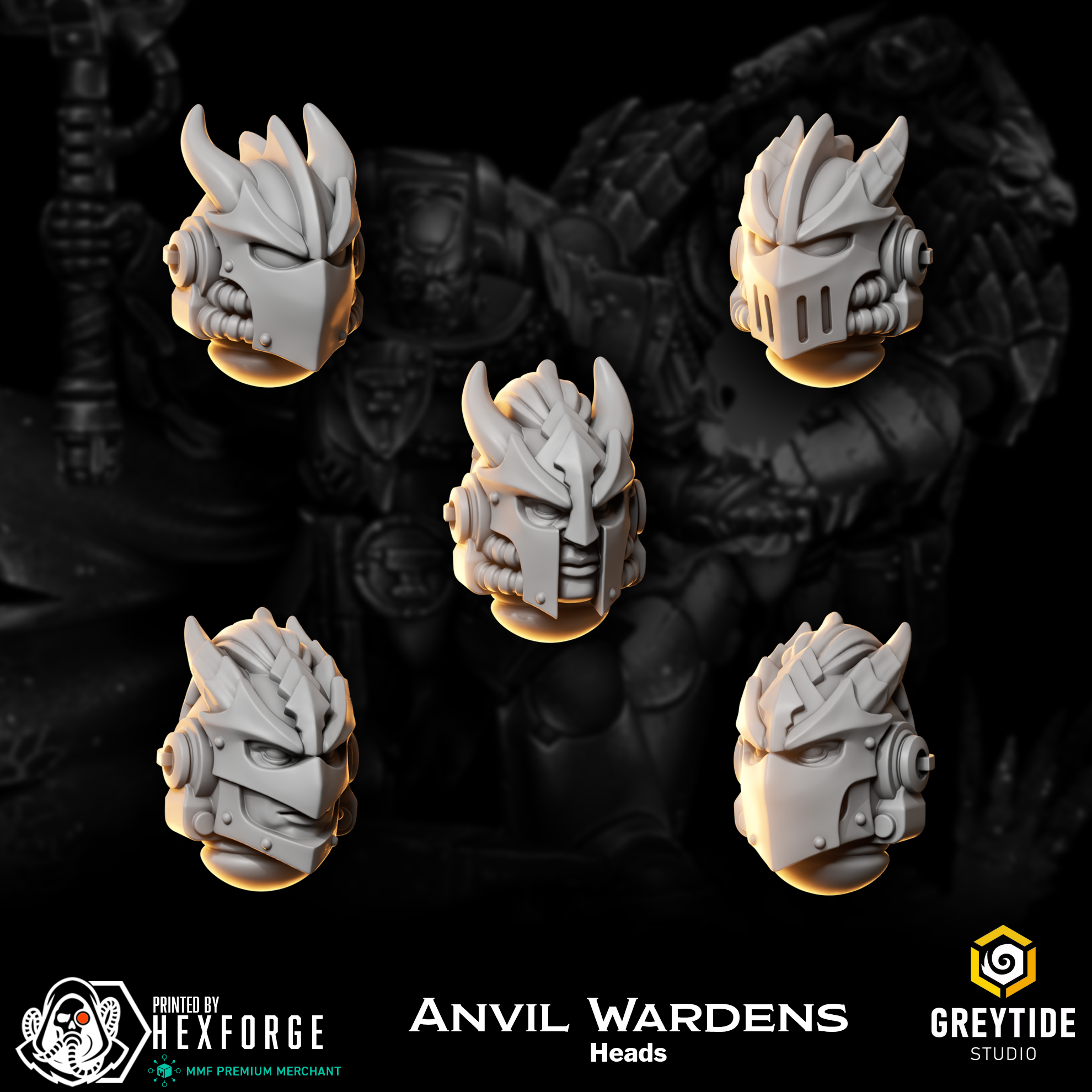 Anvil Wardens - Heads & Helmets