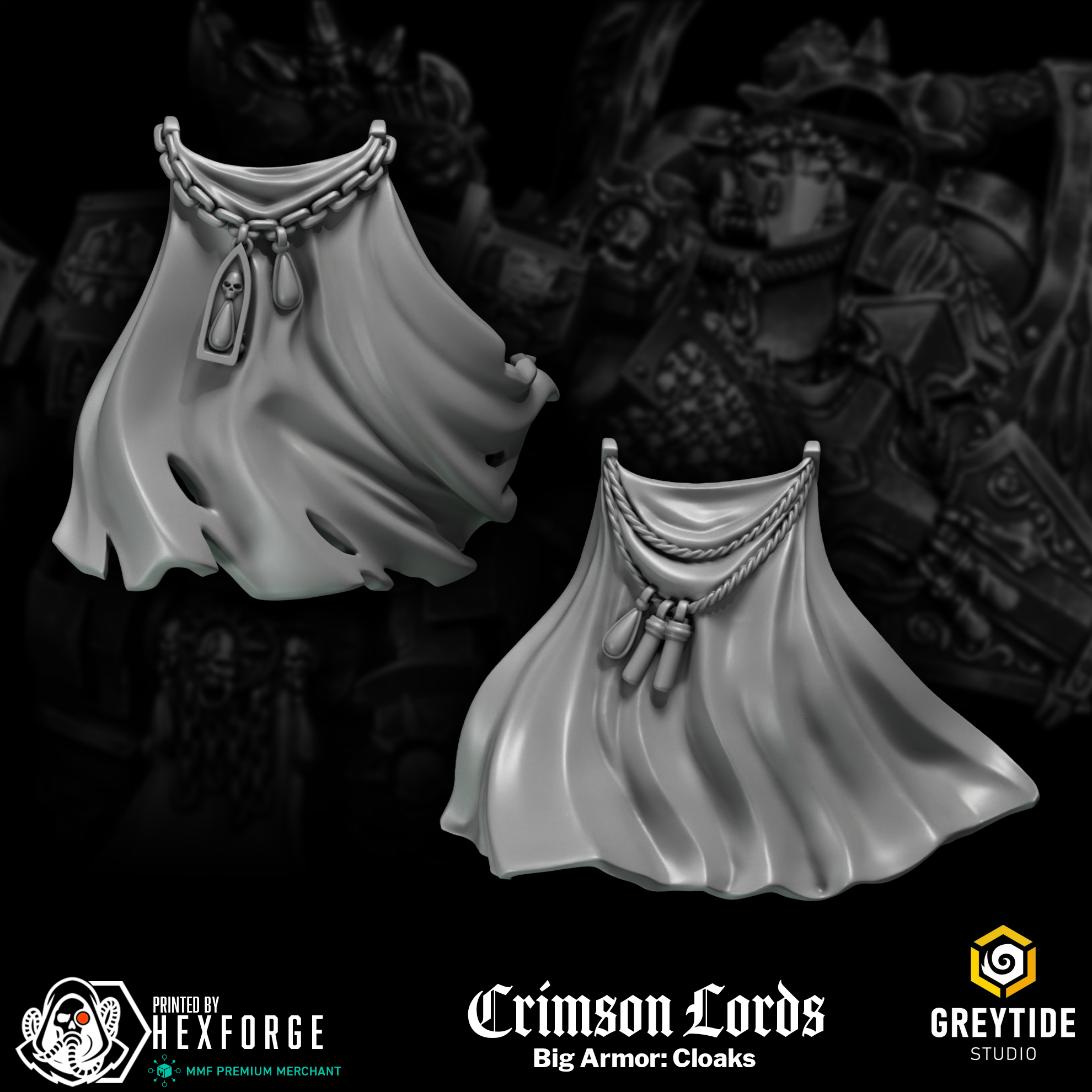 Crimson Lords - Big Armor: Cloaks