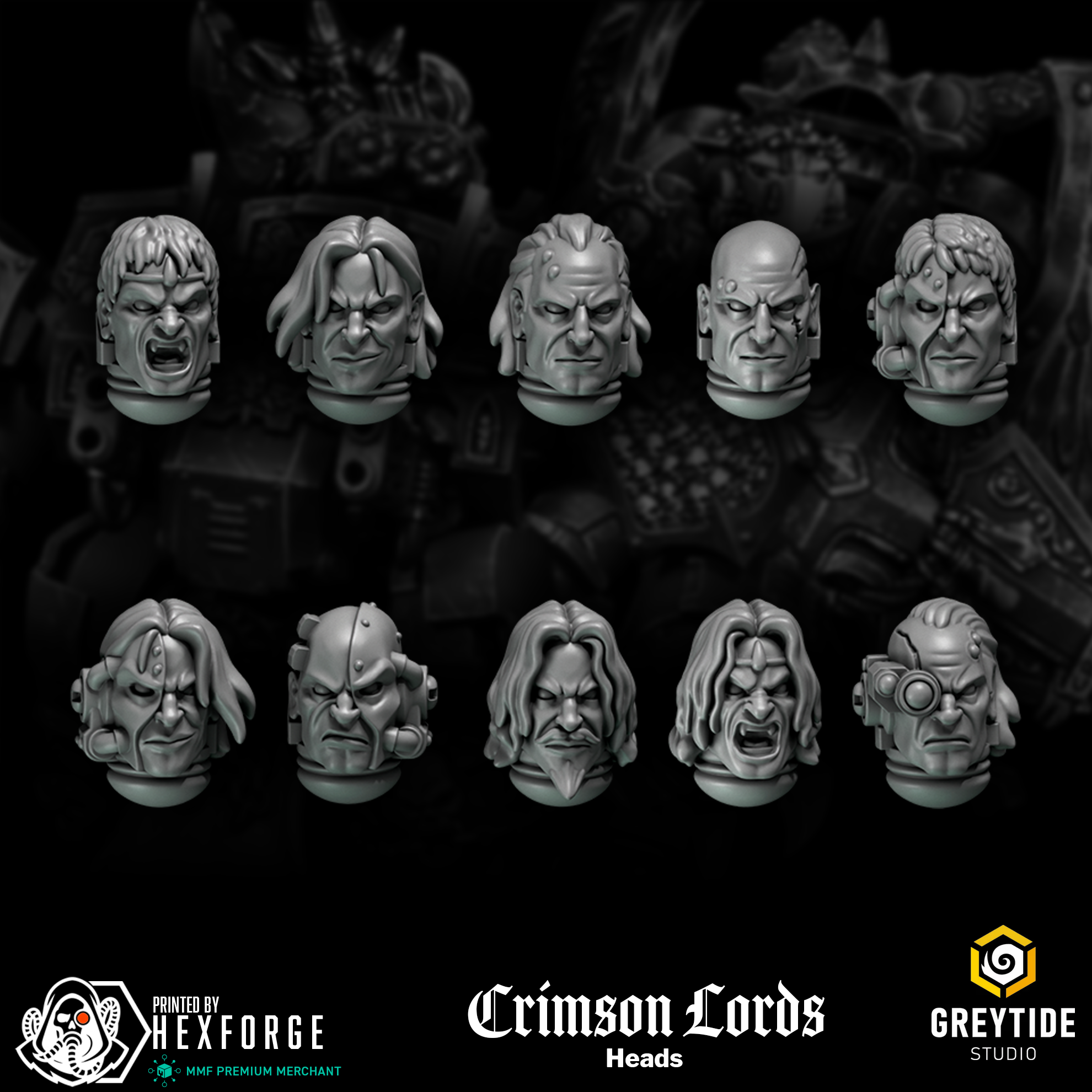Crimson Lords - Heads