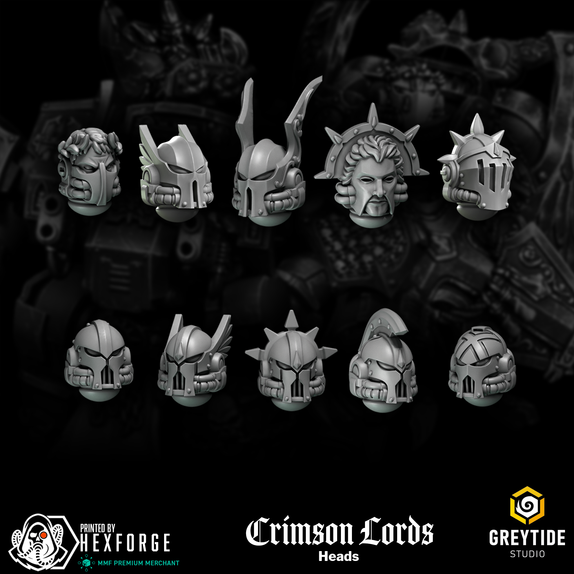 Crimson Lords - Heads
