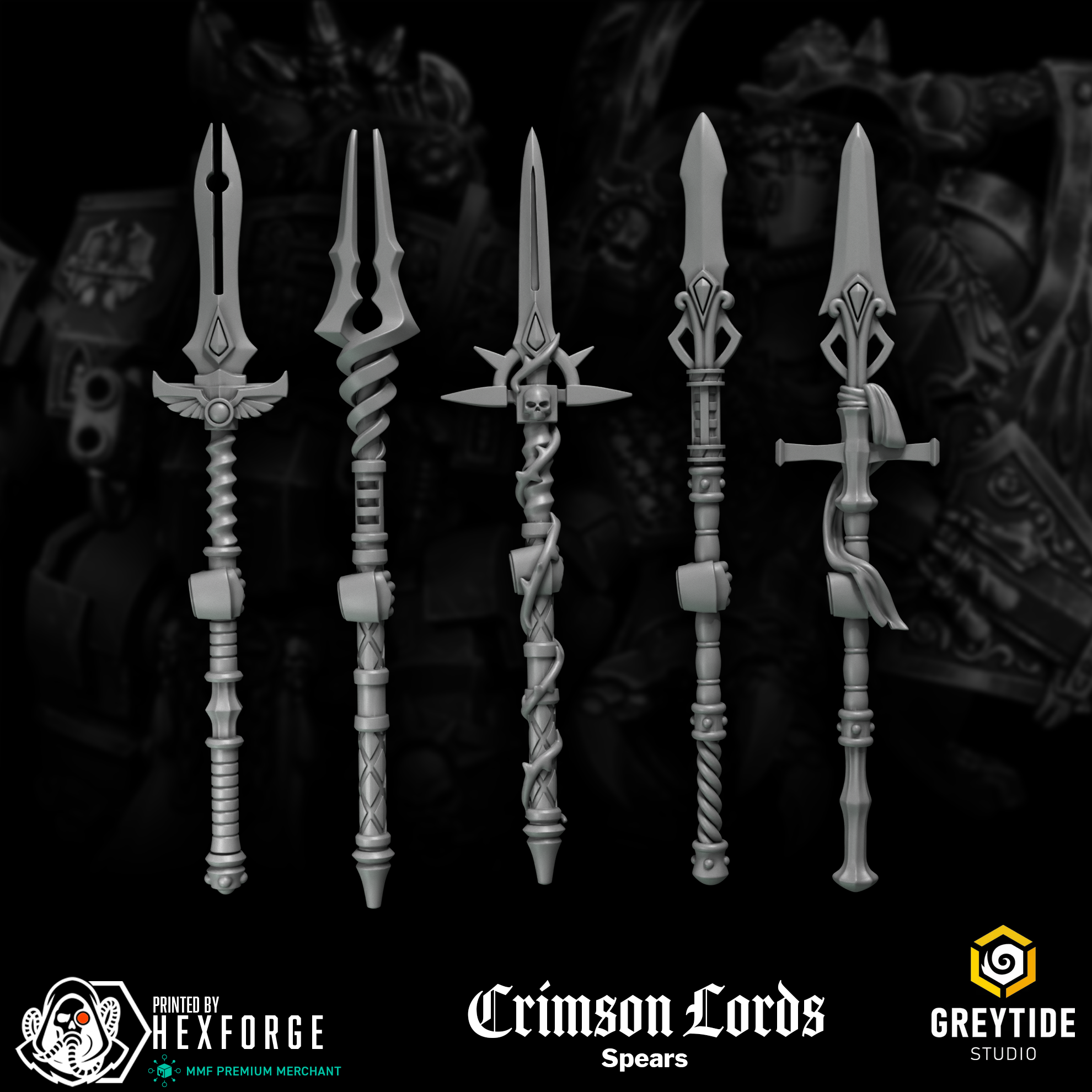 Crimson Lords - Spears