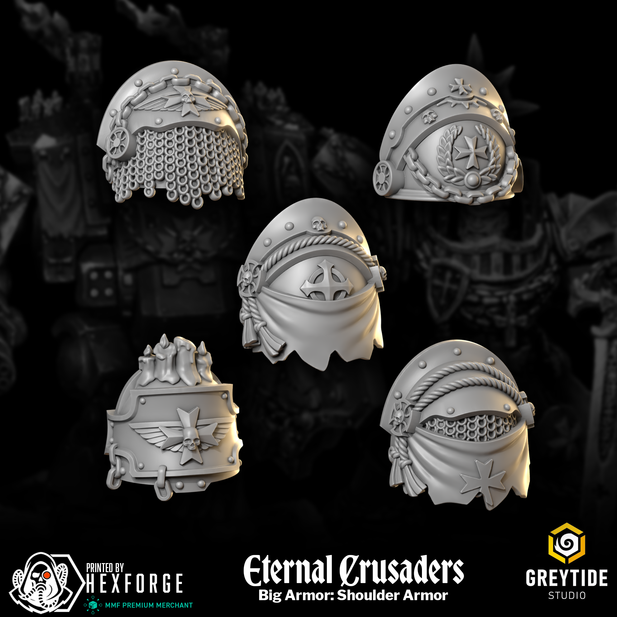 Eternal Crusaders - Big Armor: Shoulder Armor