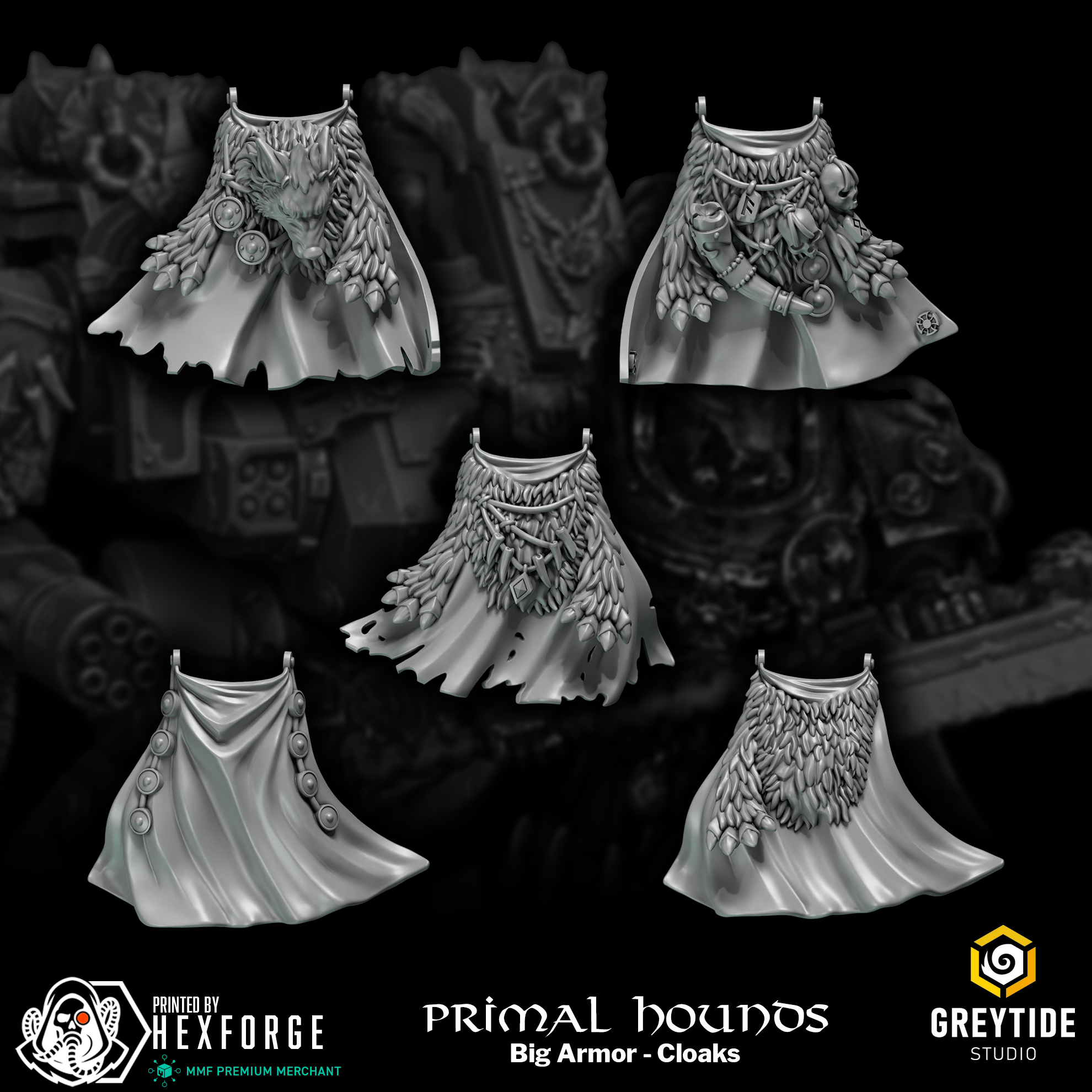 Primal Hounds - Big Armor - Cloaks