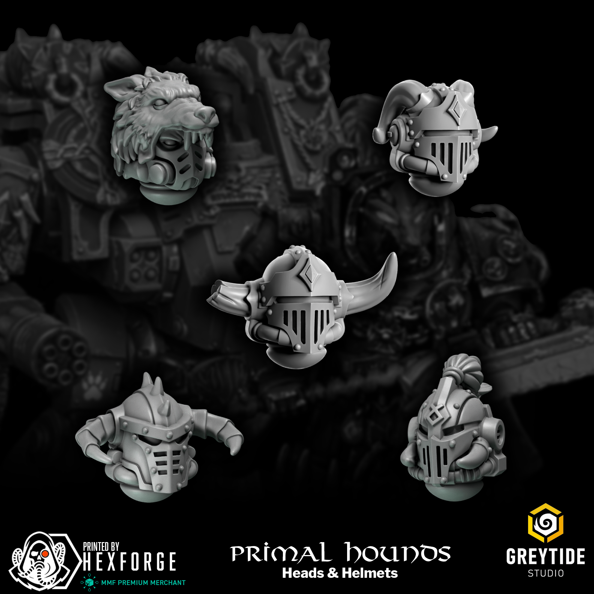 Primal Hounds - Heads