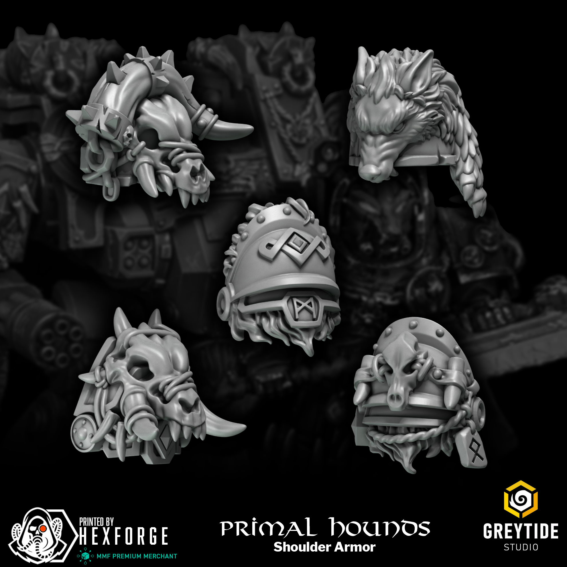 Primal Hounds - Shoulder Armor