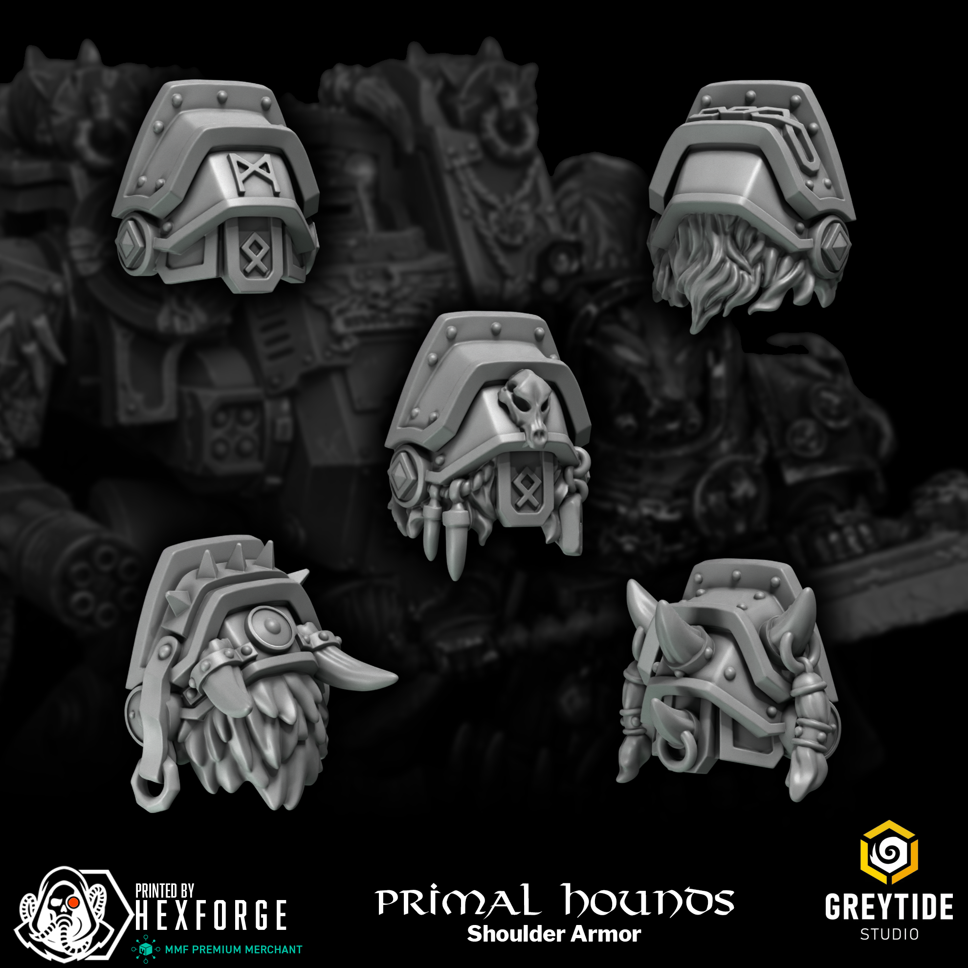 Primal Hounds - Shoulder Armor