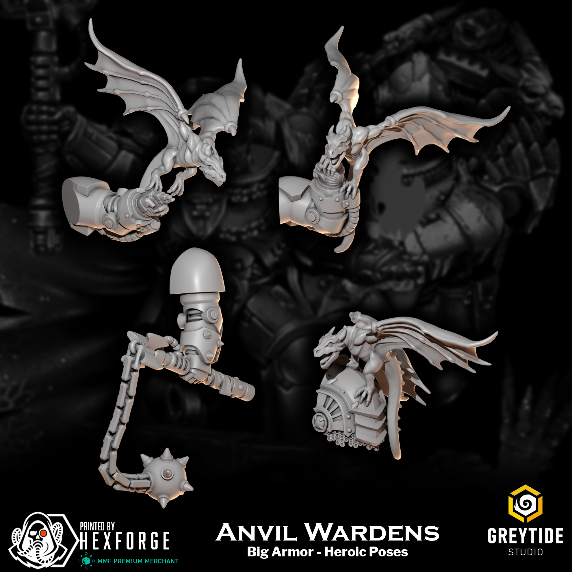 Anvil Wardens - Big Armor: Heroic Poses