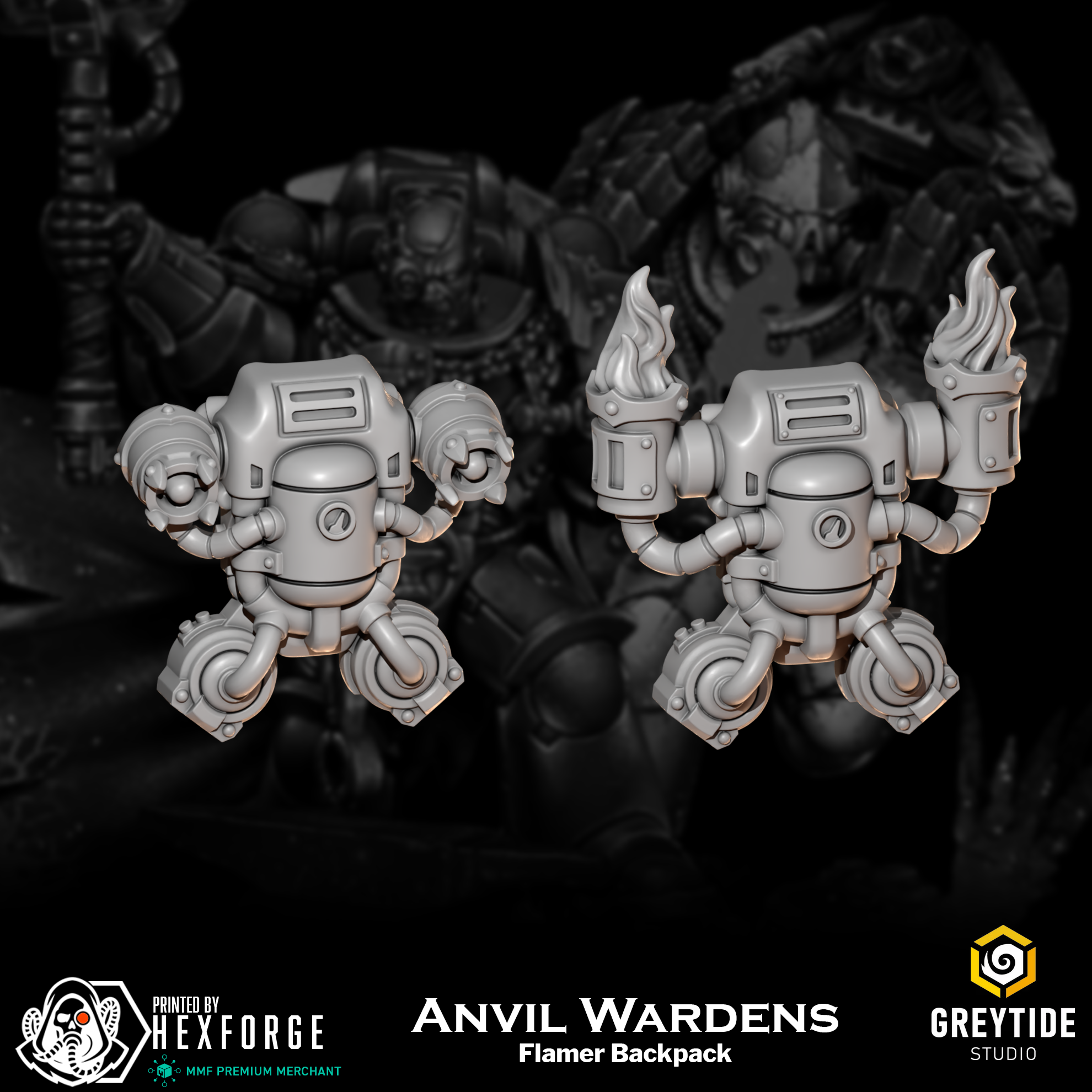 Anvil Wardens - Flamer Backpack