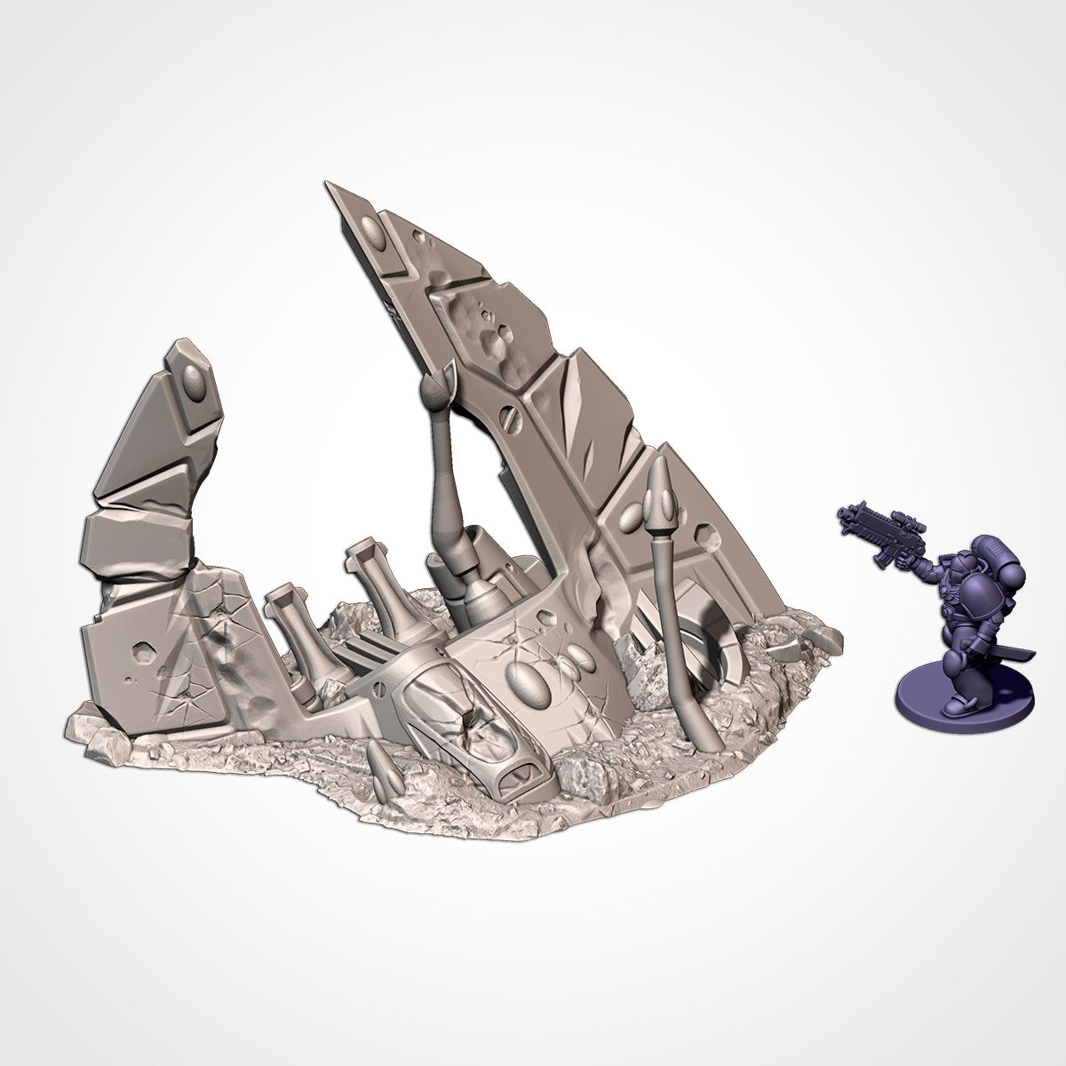 Crashed Xenos Ships