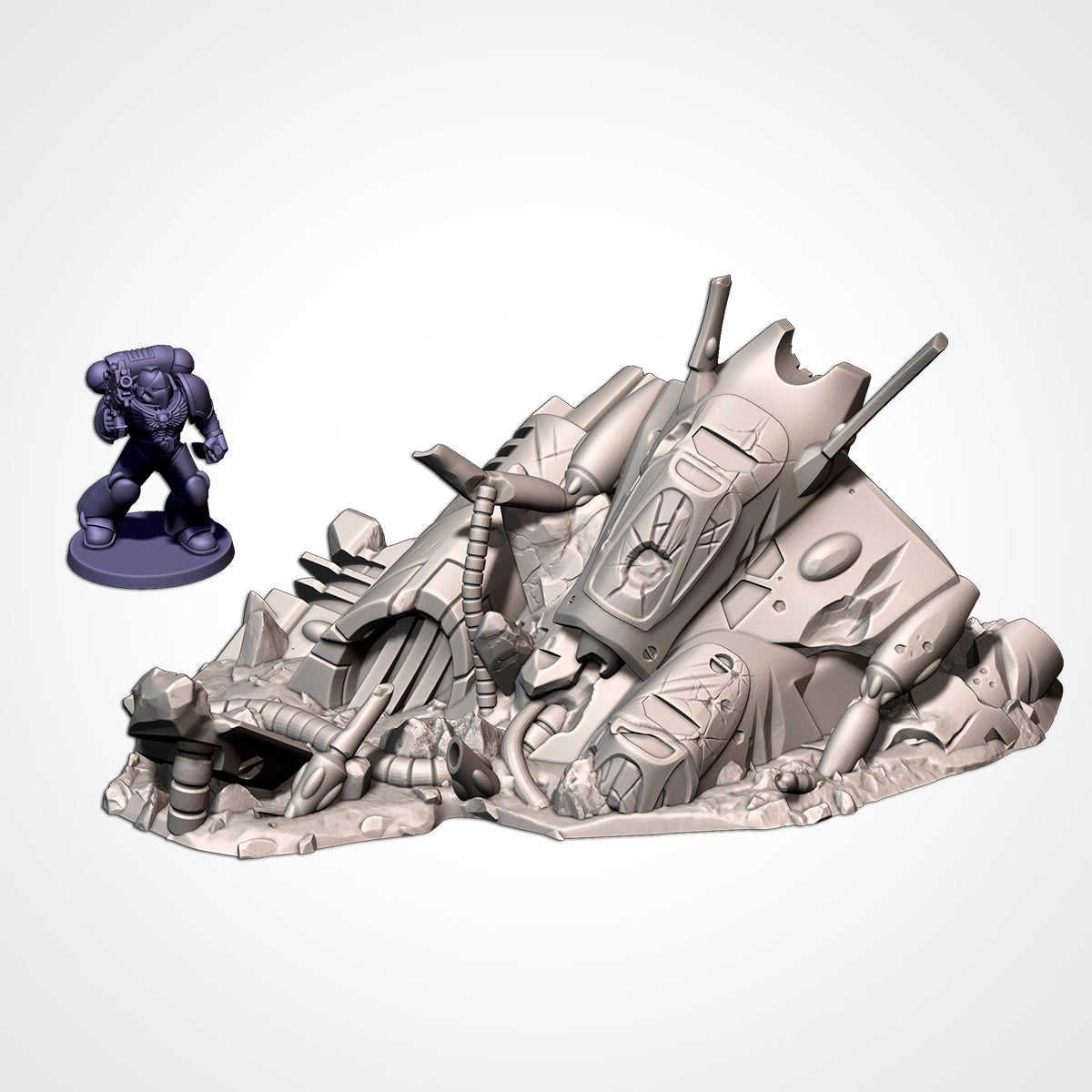 Crashed Xenos Ships