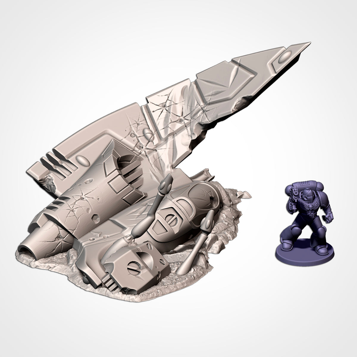 Crashed Xenos Ships