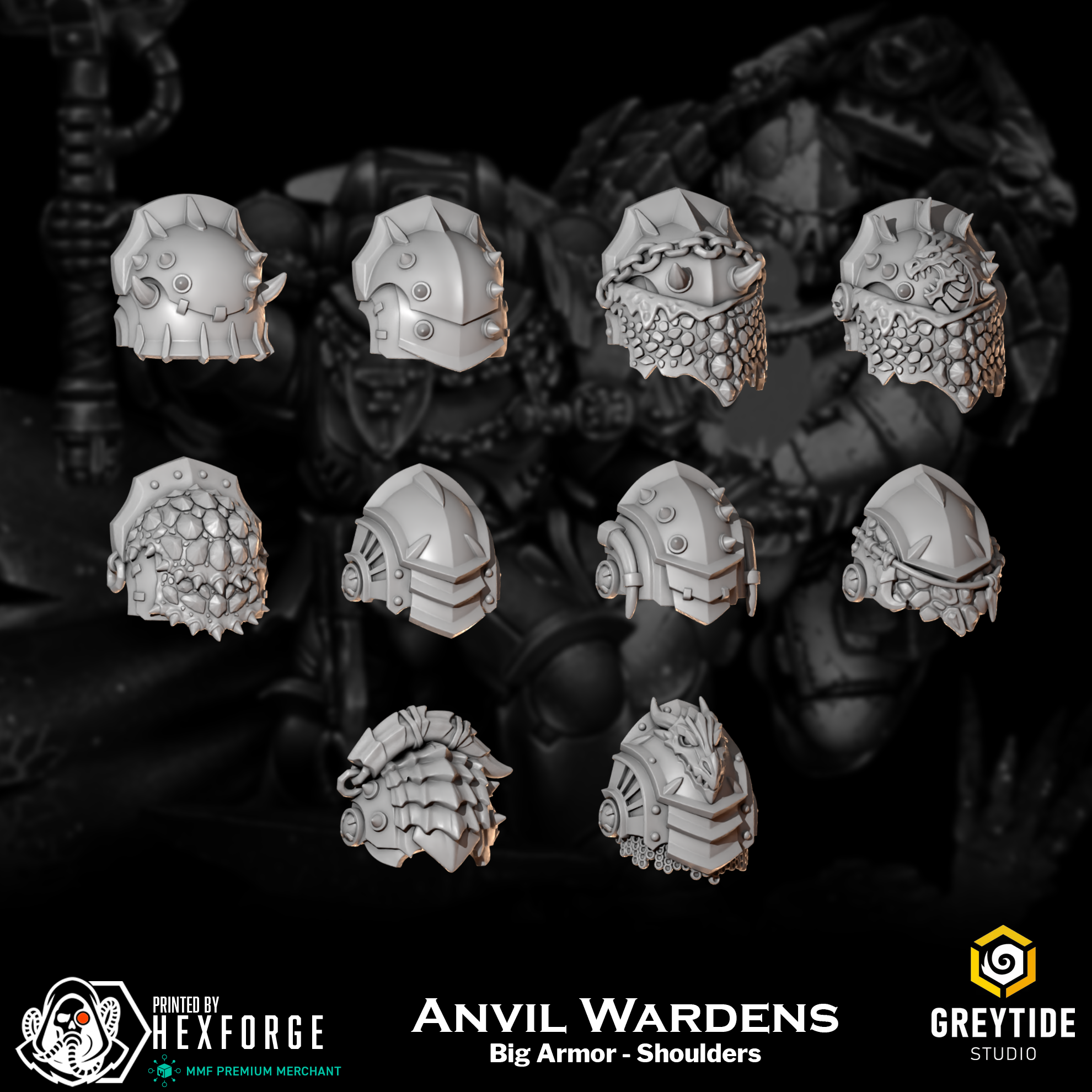 Anvil Wardens - Big Armor: Shoulder Armor