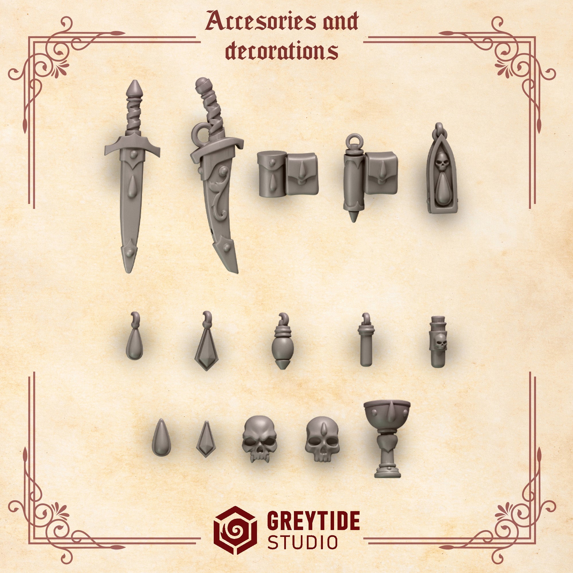 Crimson Lords - Armor Decorations