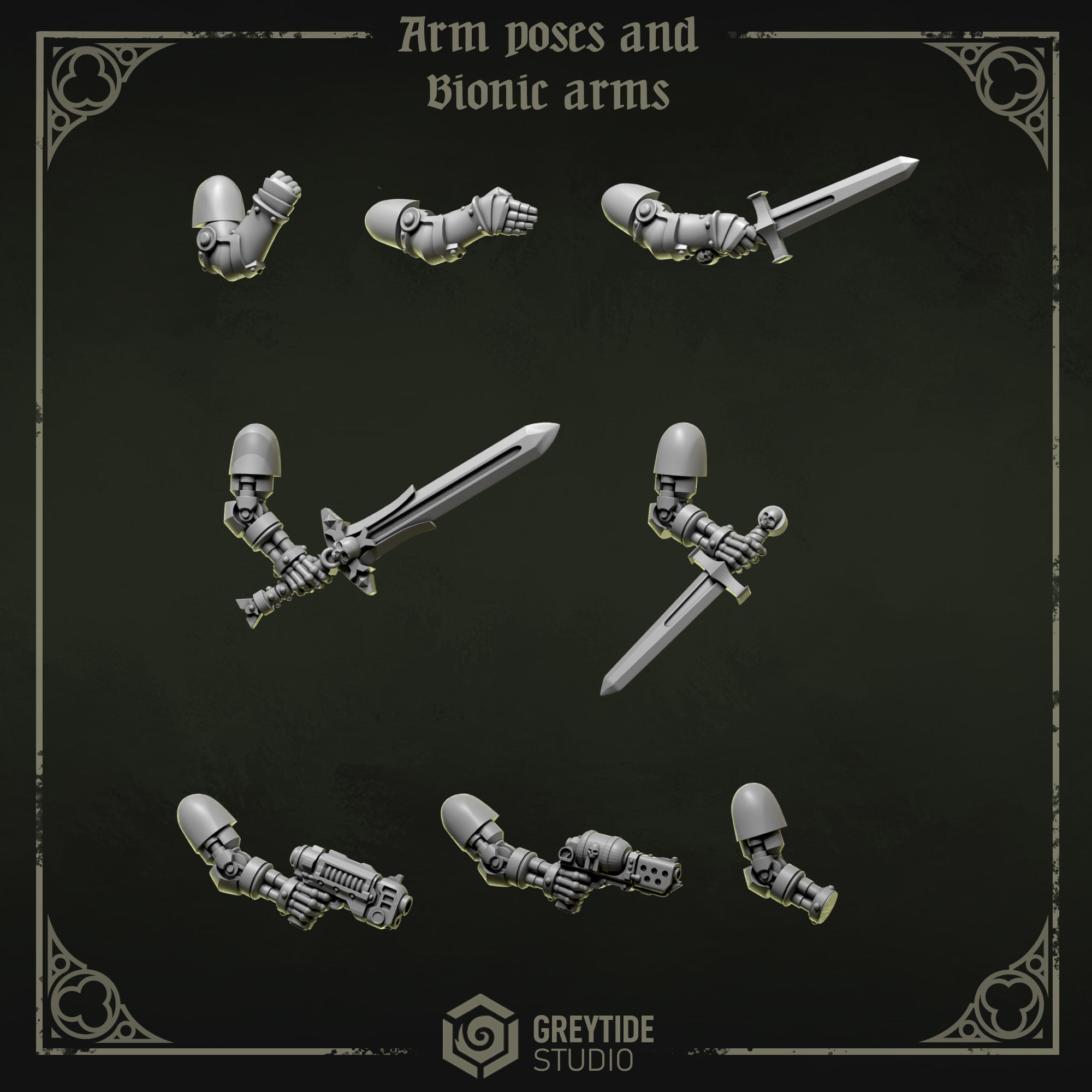 Eternal Pilgrims - Arm Poses and Bionic Arms