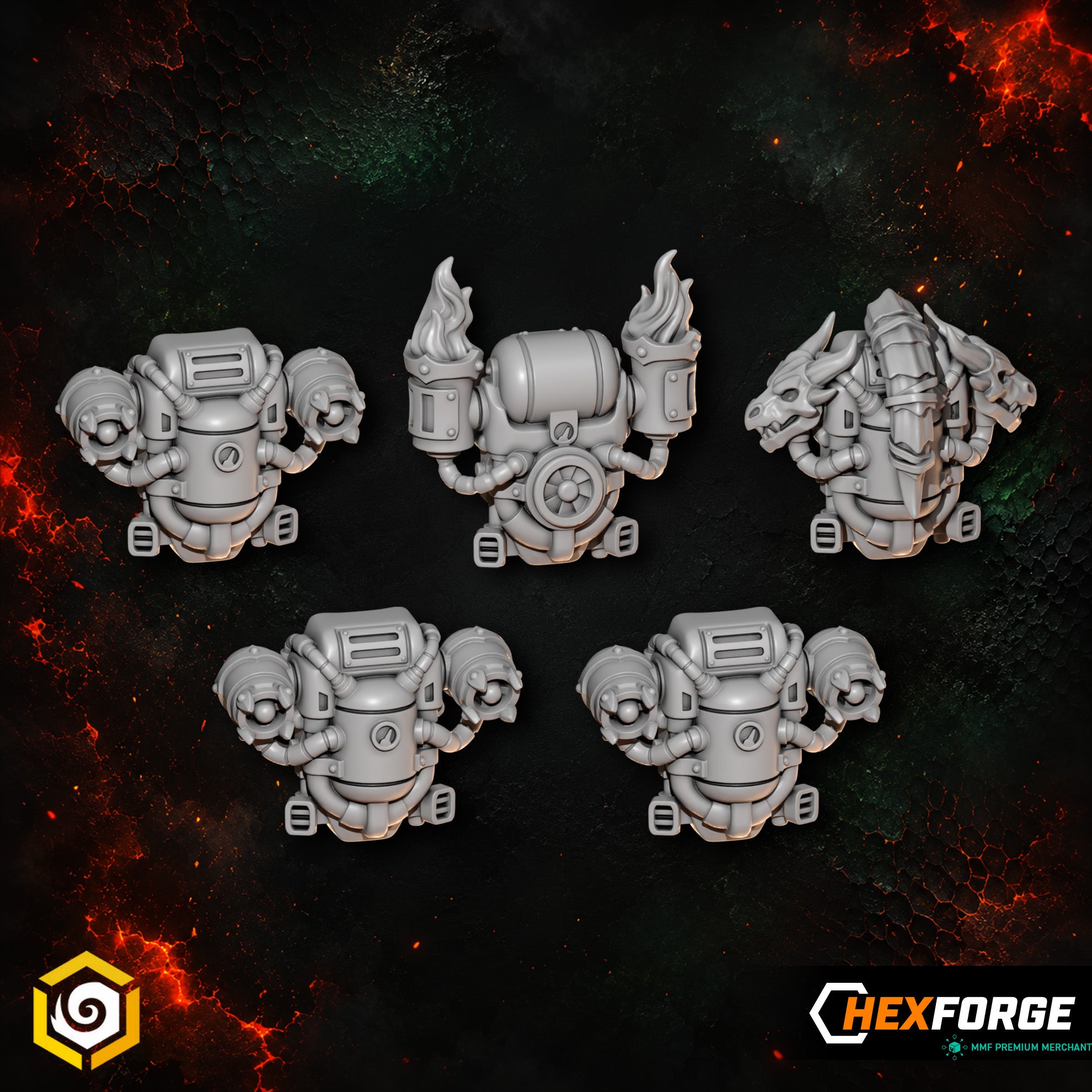 Anvil Wardens - Heavy Armor: Backpacks