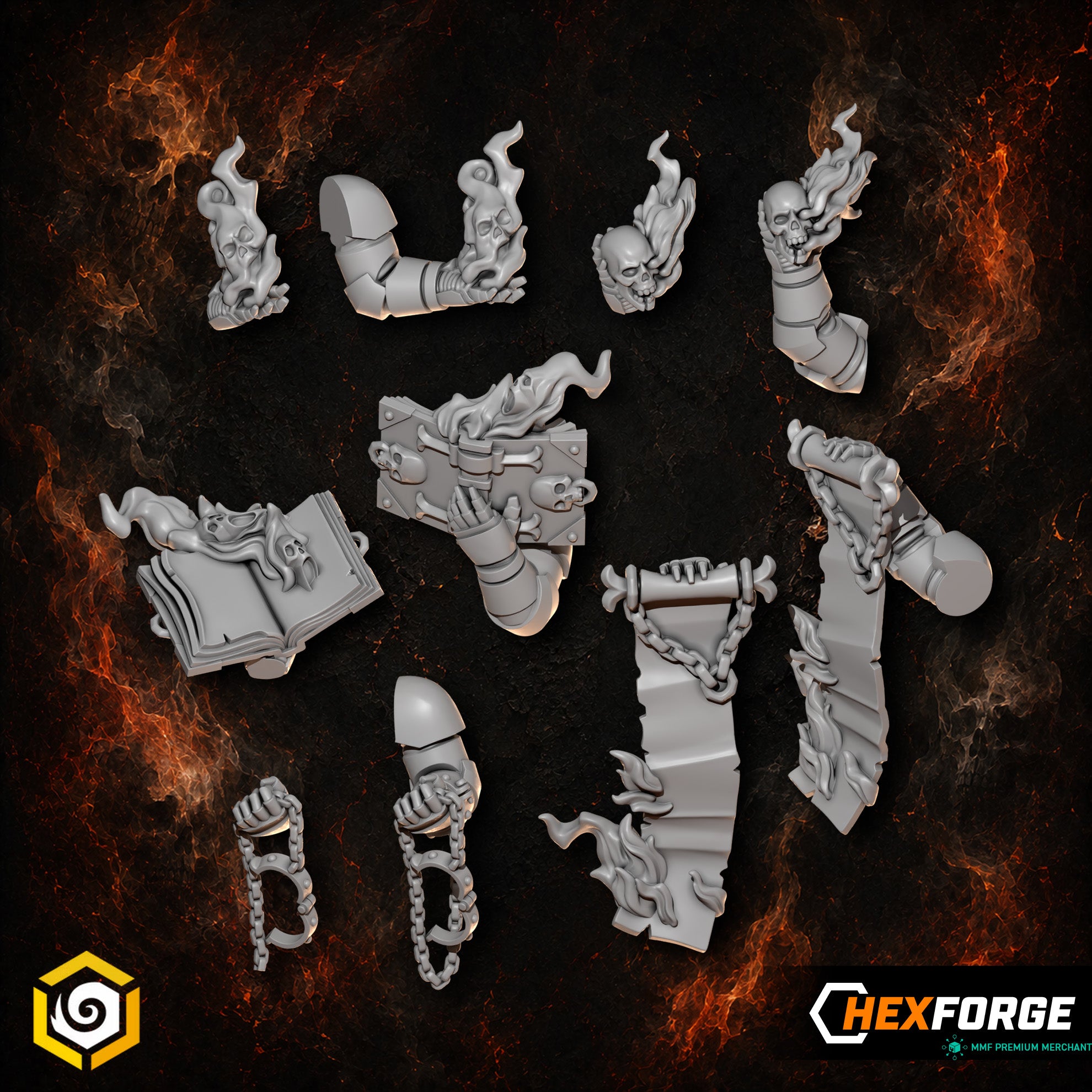 Cursed Company - Hand & Arm Decorations