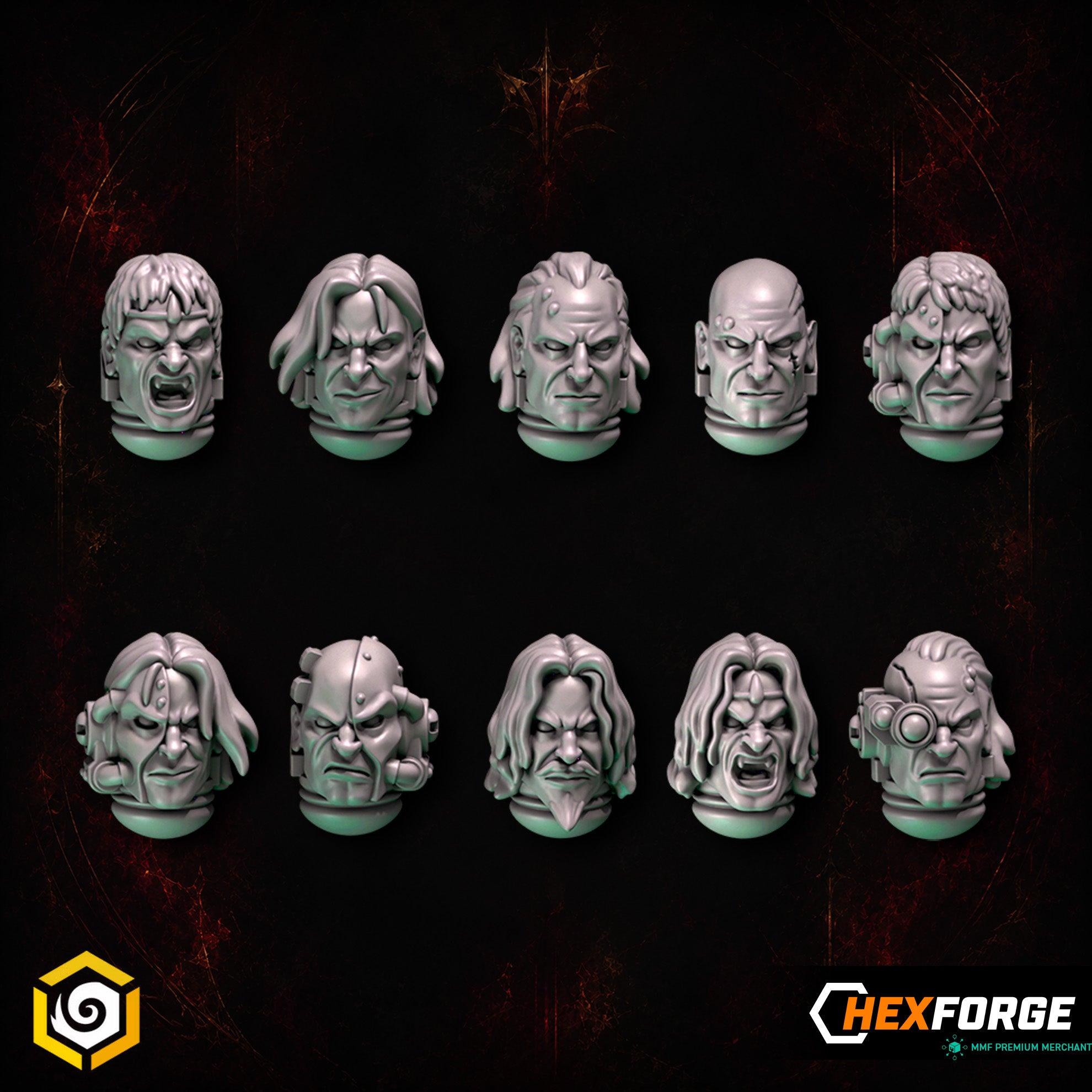 Crimson Lords - Heads