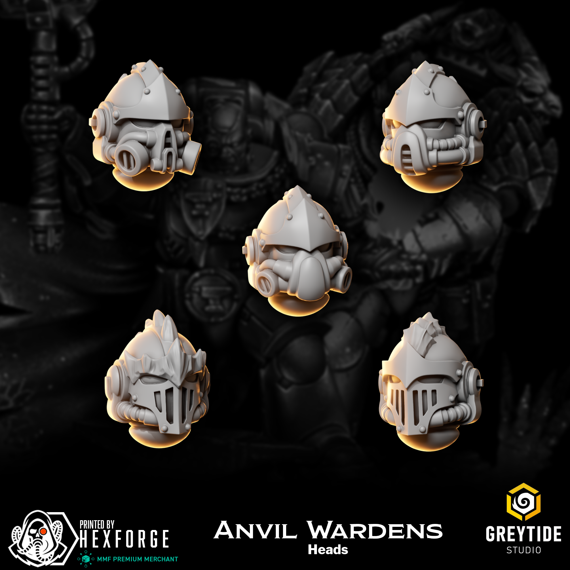 Anvil Wardens - Heads & Helmets
