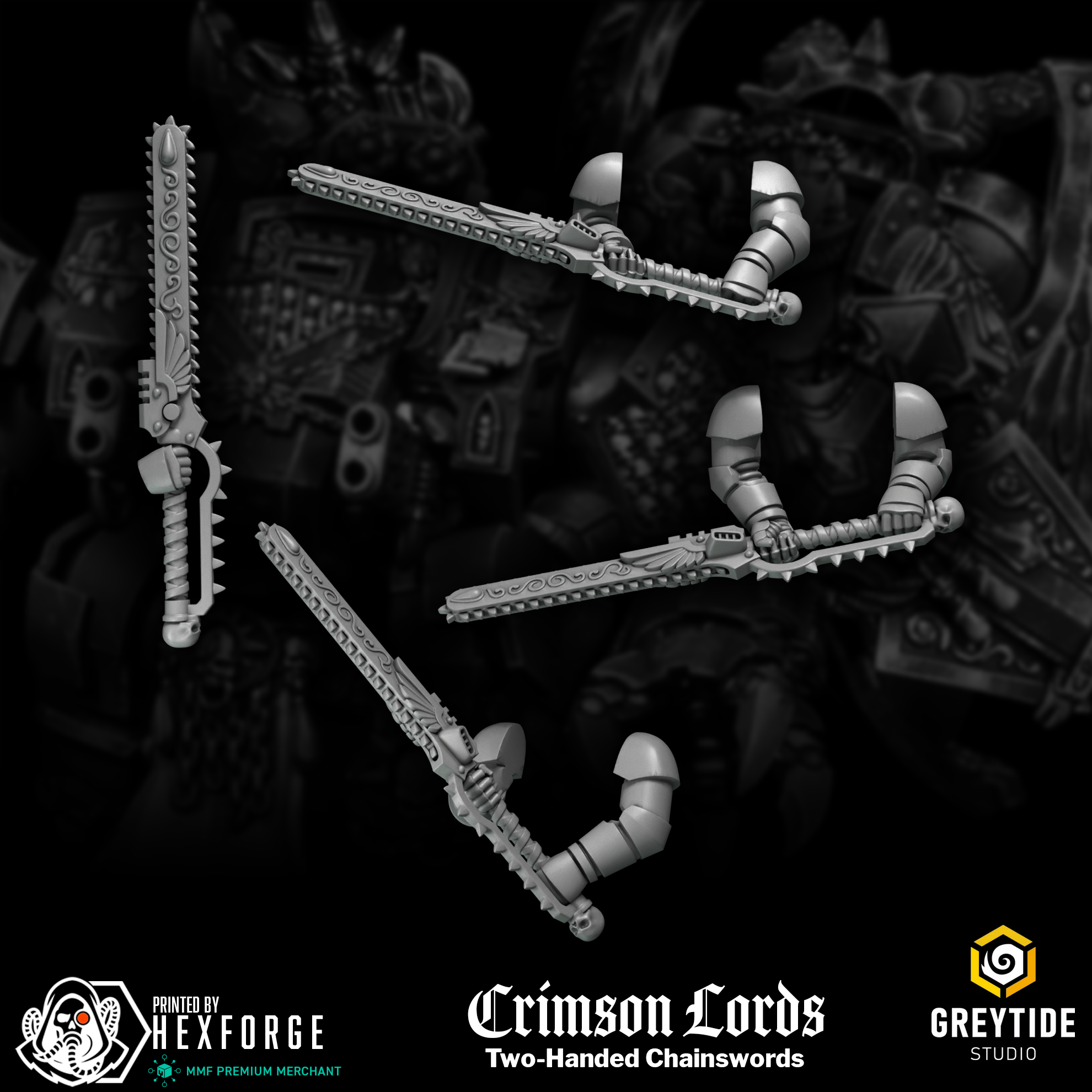 Crimson Lords - Two-Handed Chainswords
