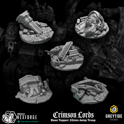Crimson Lords - Base Toppers