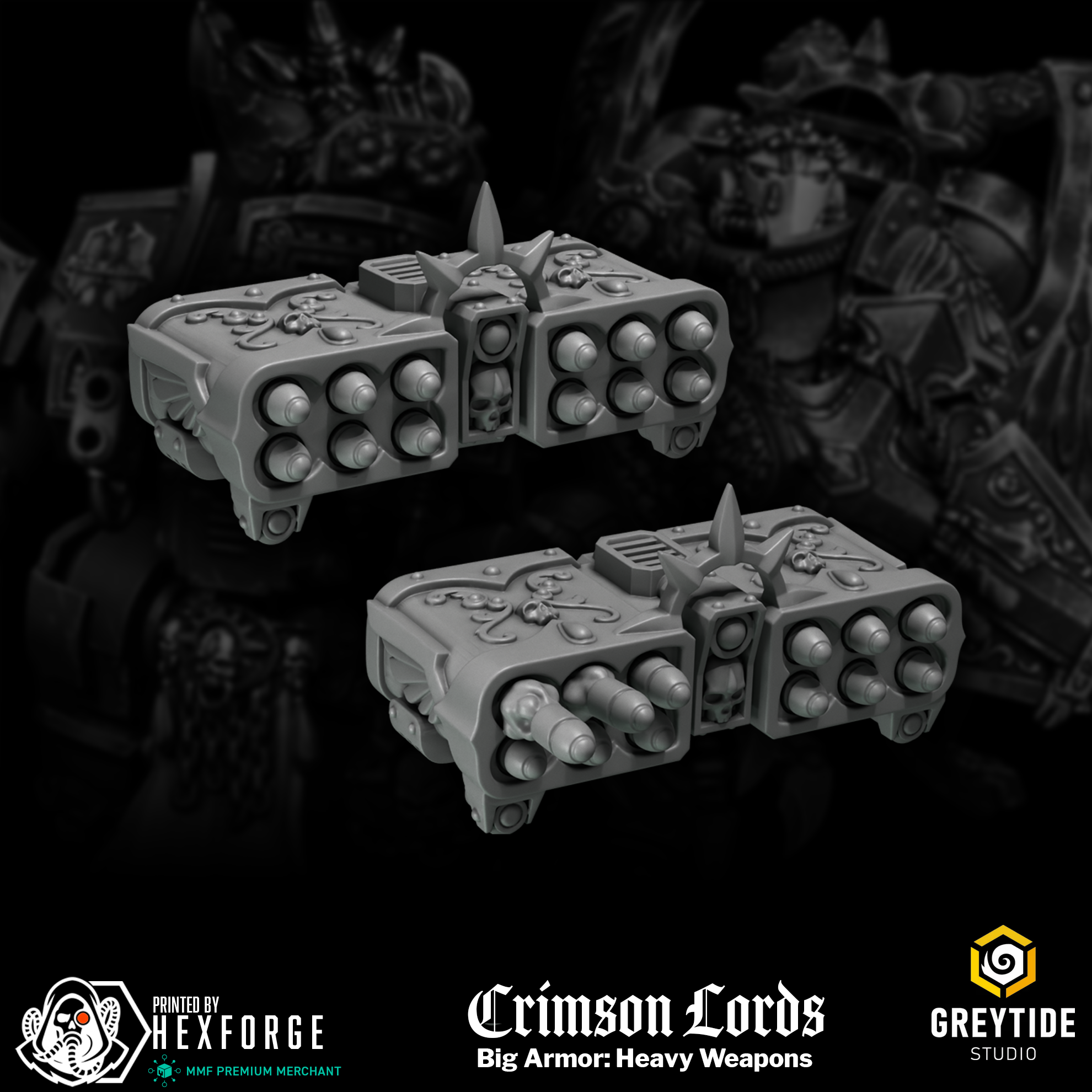 Crimson Lords - Big Armor: Heavy Weapons