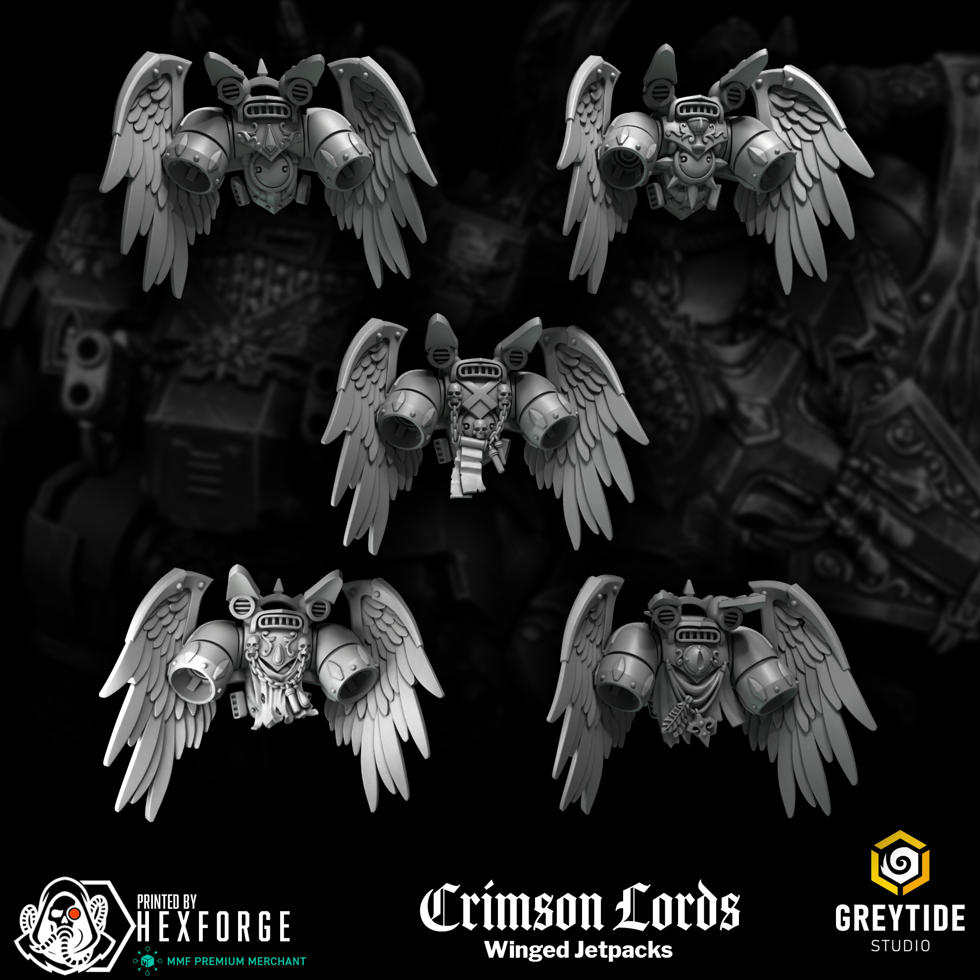 Crimson Lords - Winged Jet Packs
