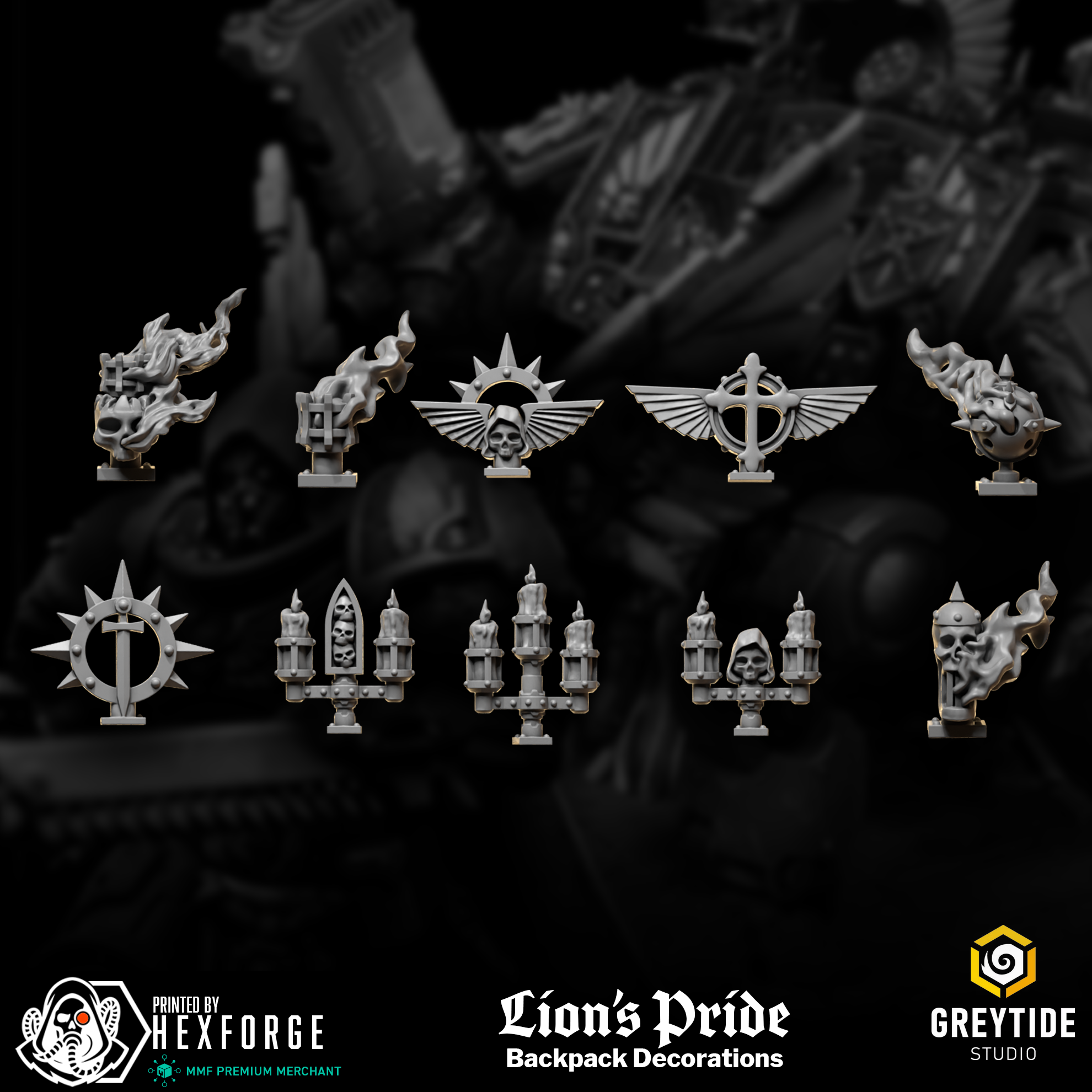 Lion's Pride - Backpack Decorations