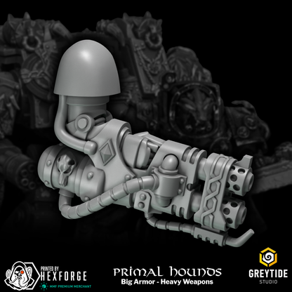 Primal Hounds - Big Armor - Heavy Weapons
