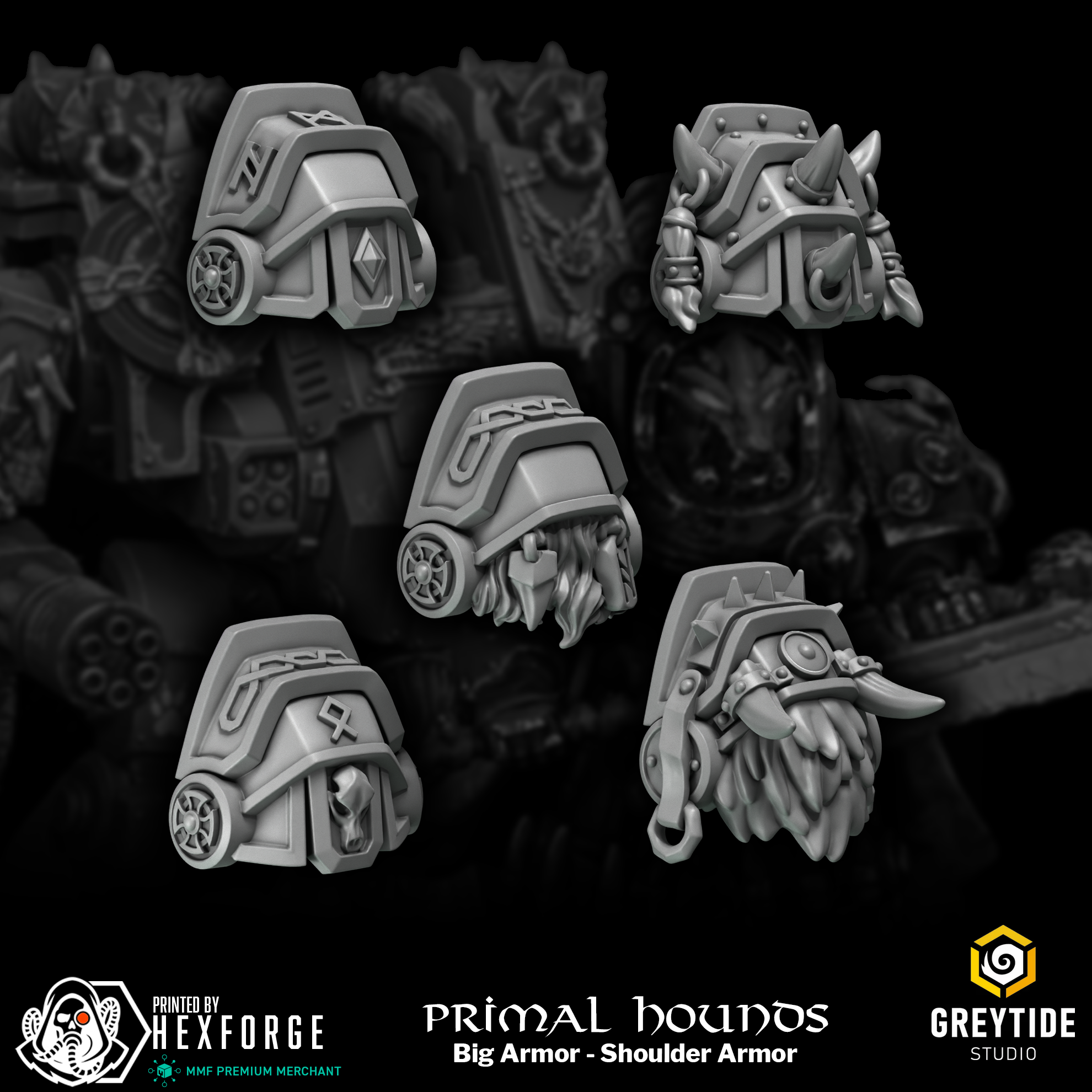 Primal Hounds - Shoulder Armor