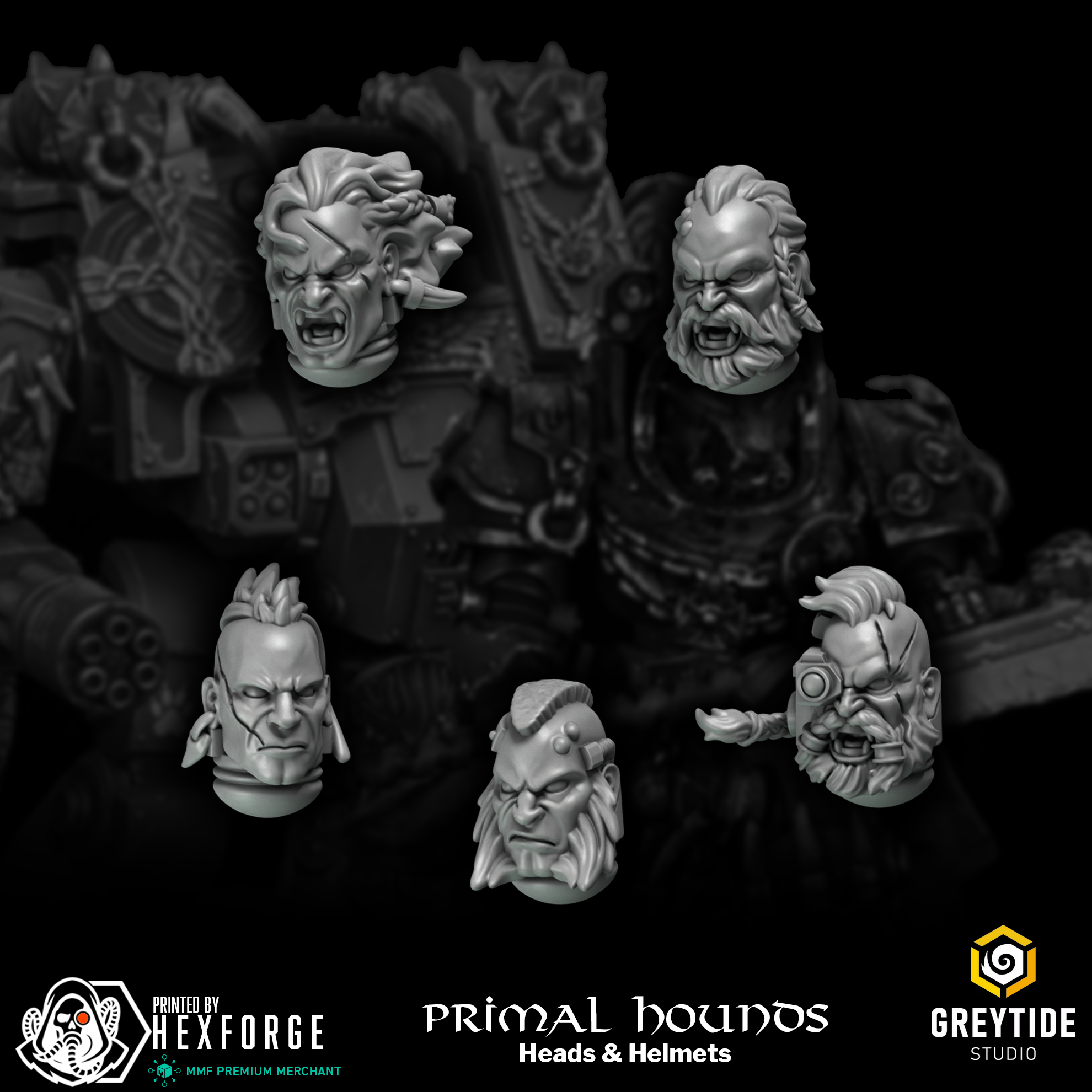 Primal Hounds - Heads