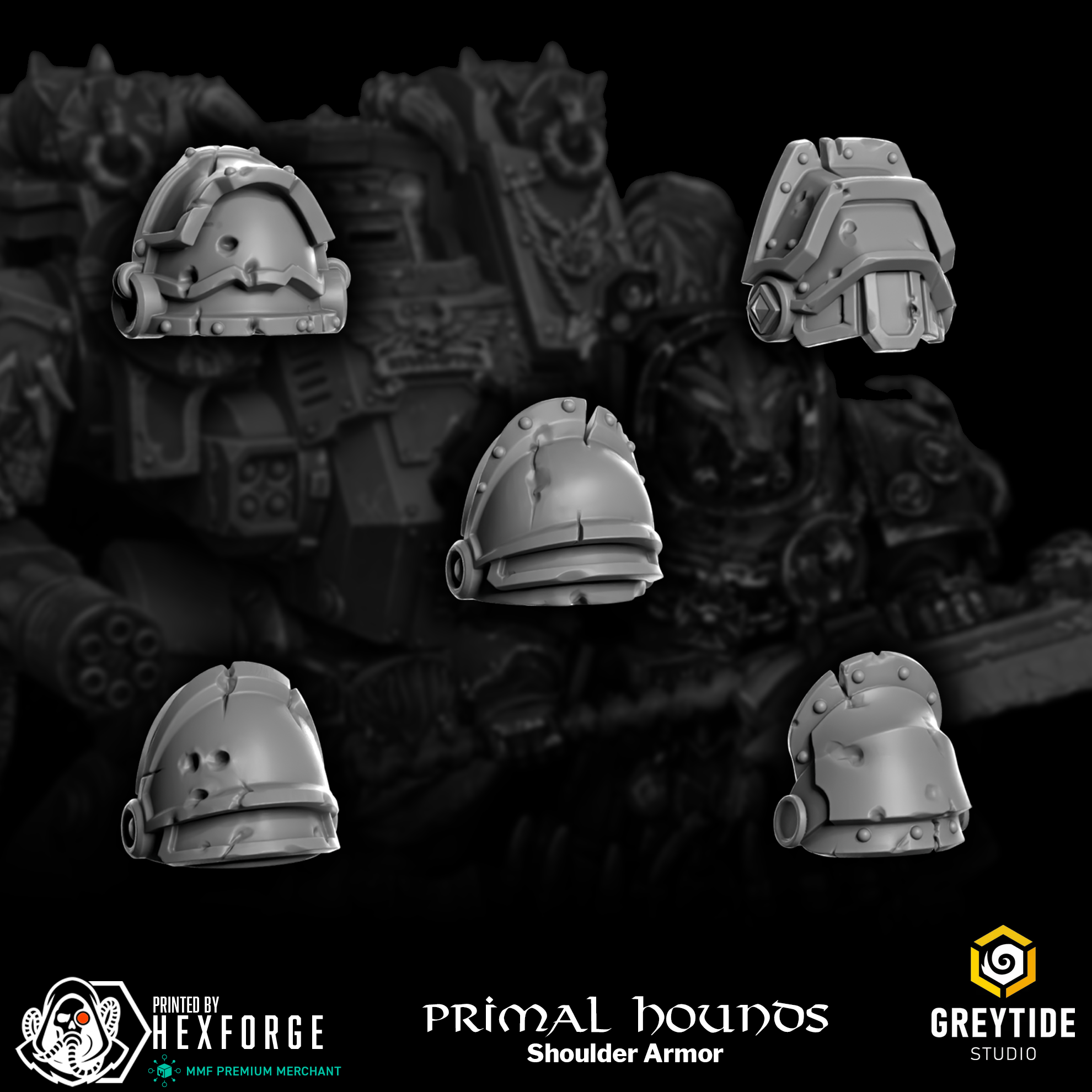 Primal Hounds - Shoulder Armor