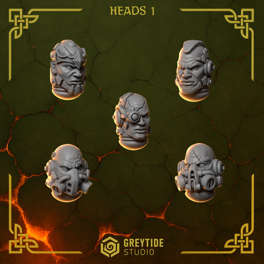 Anvil Wardens - Heads