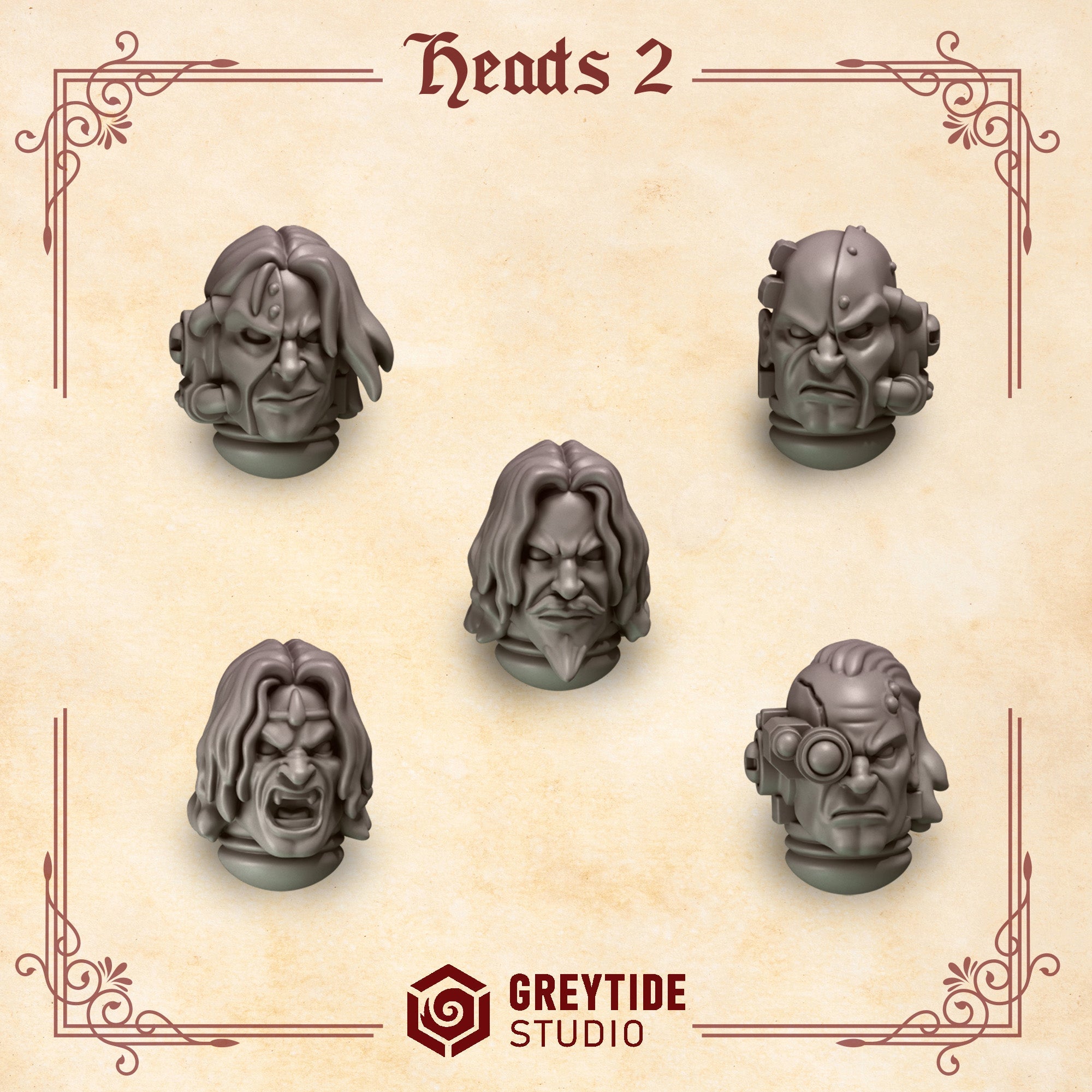 Crimson Lords - Heads