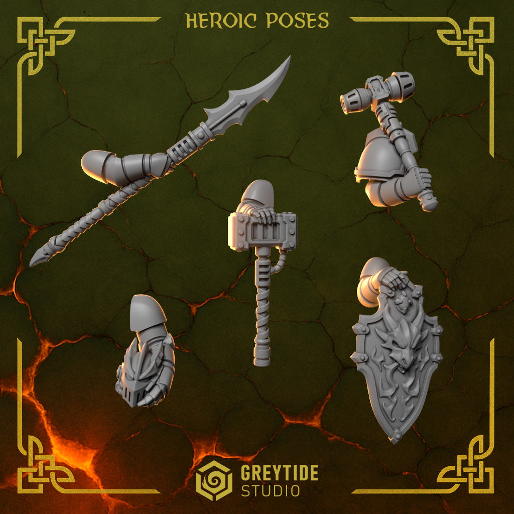 Anvil Wardens - Heroic Poses