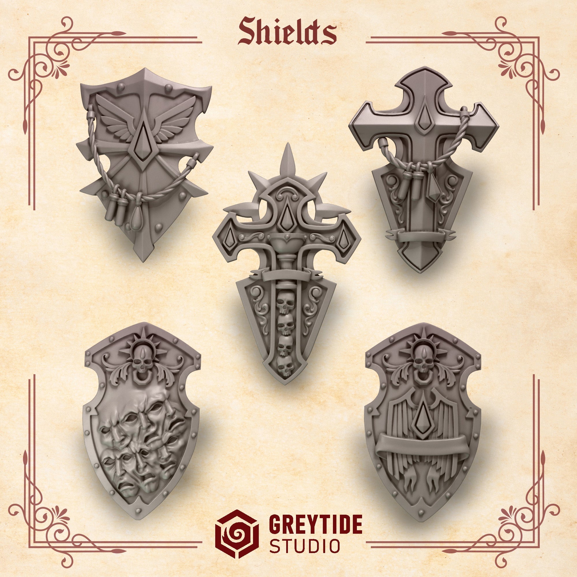 Crimson Lords - Shields