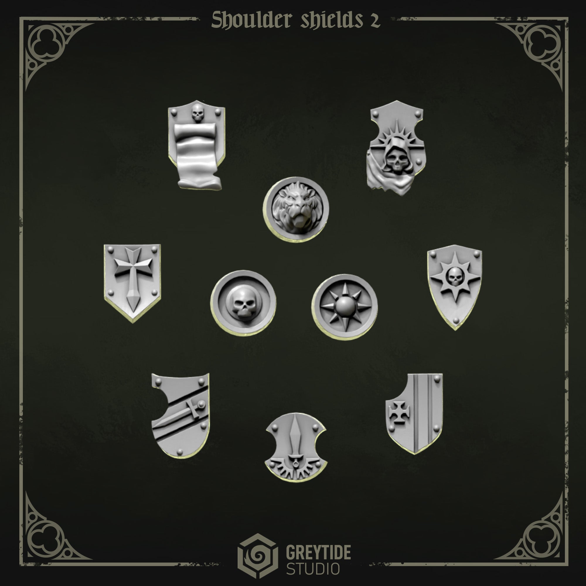 Eternal Pilgrims - Shoulder Shields