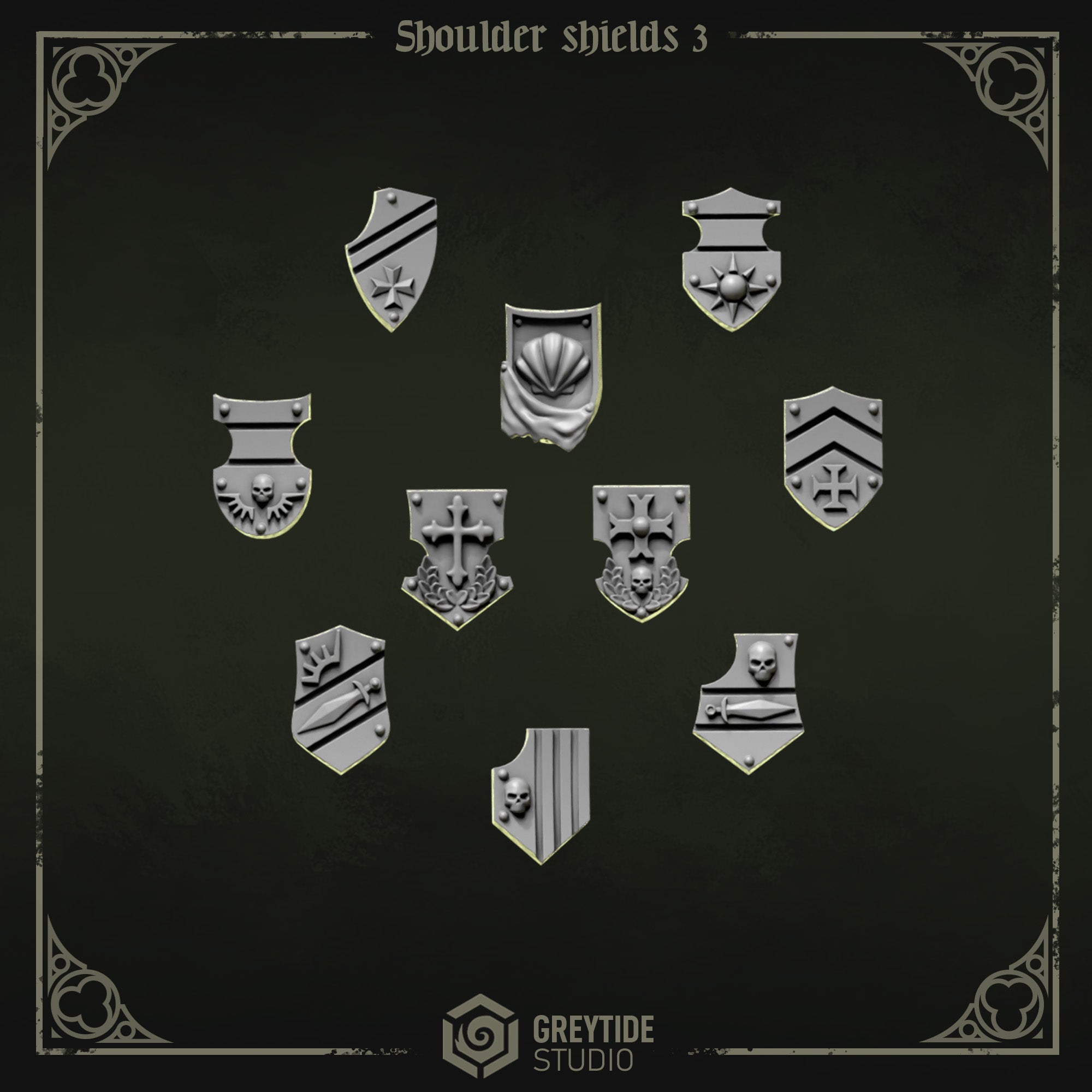 Eternal Pilgrims - Shoulder Shields
