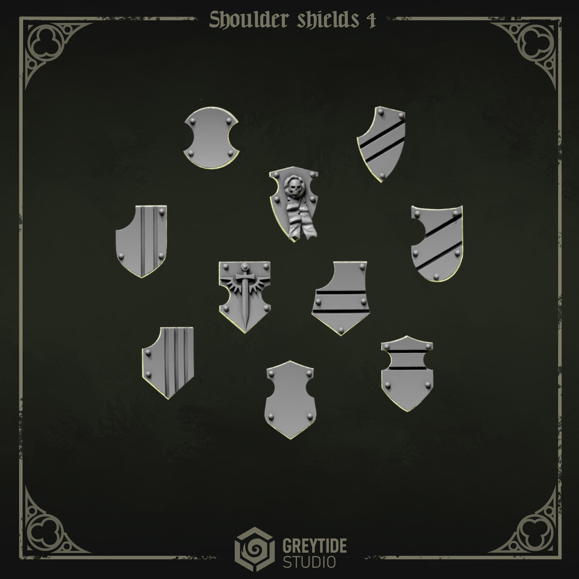 Eternal Pilgrims - Shoulder Shields