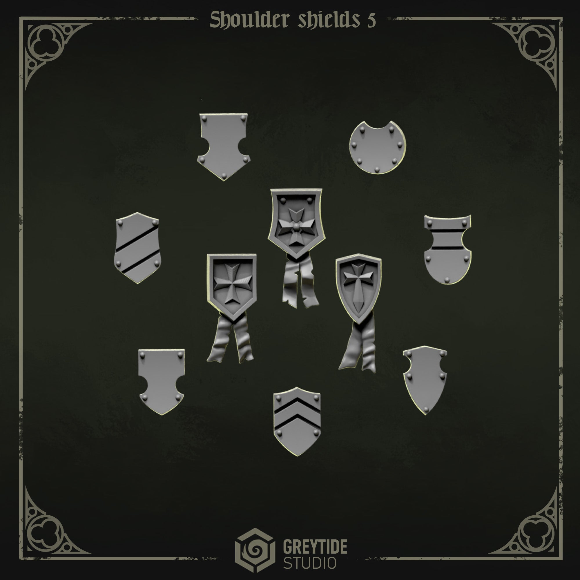 Eternal Pilgrims - Shoulder Shields