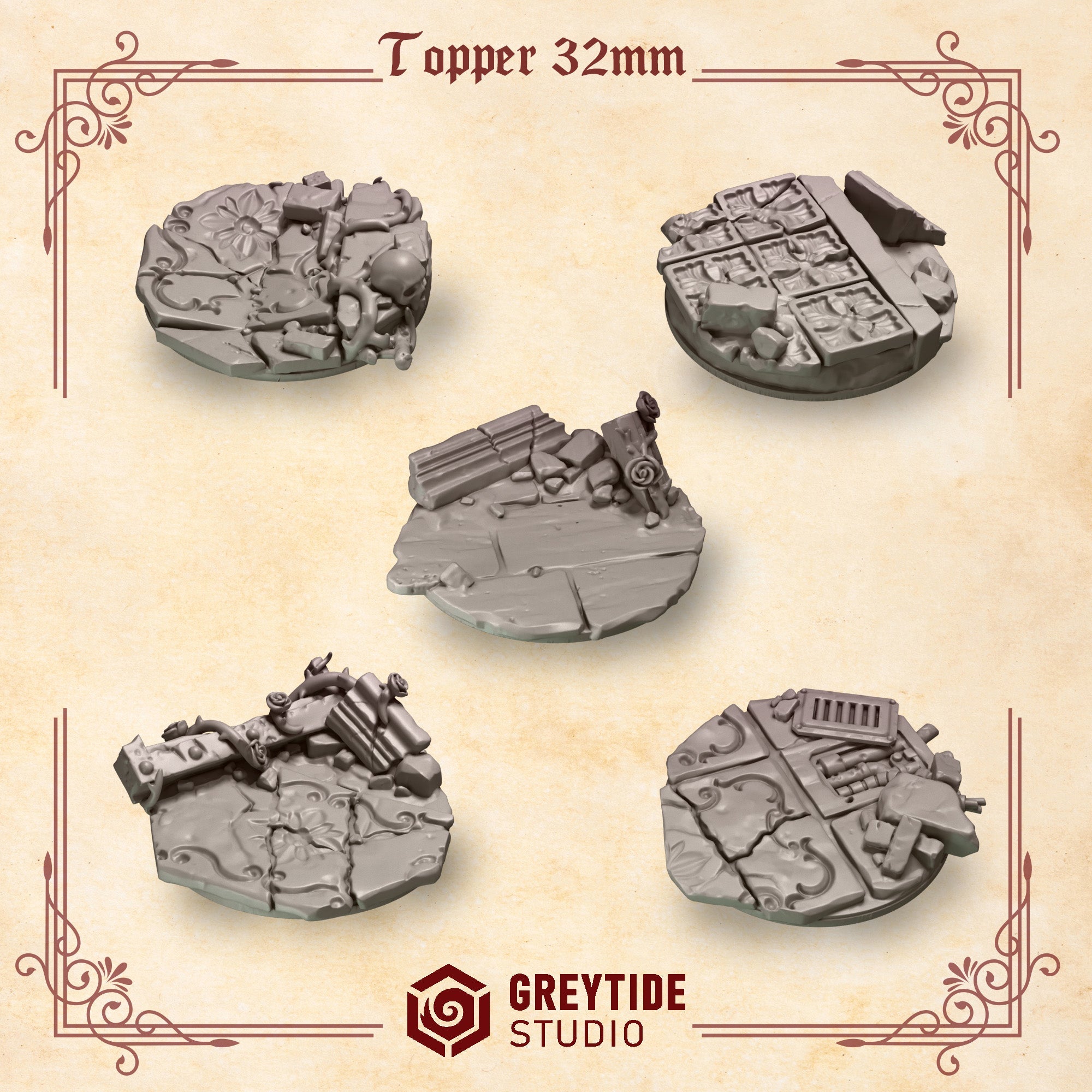 Crimson Lords - Base Toppers