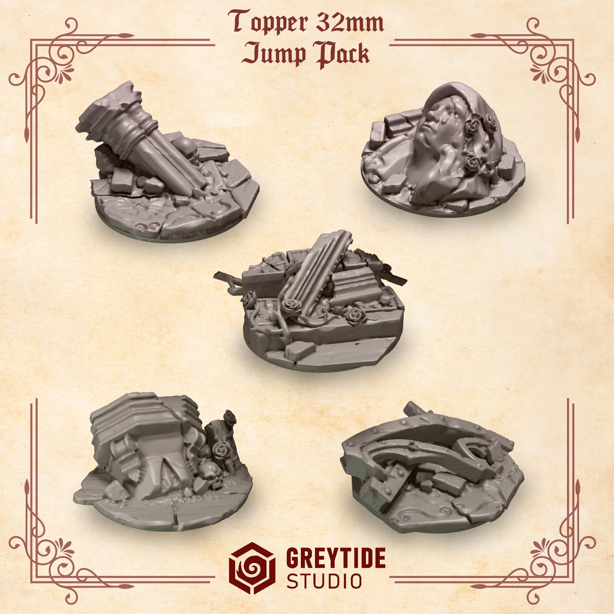 Crimson Lords - Base Toppers