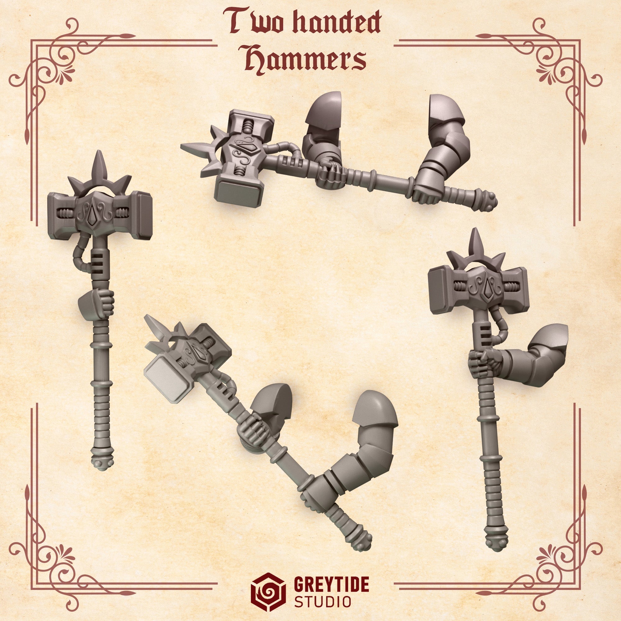 Crimson Lords - Two-Handed Hammers