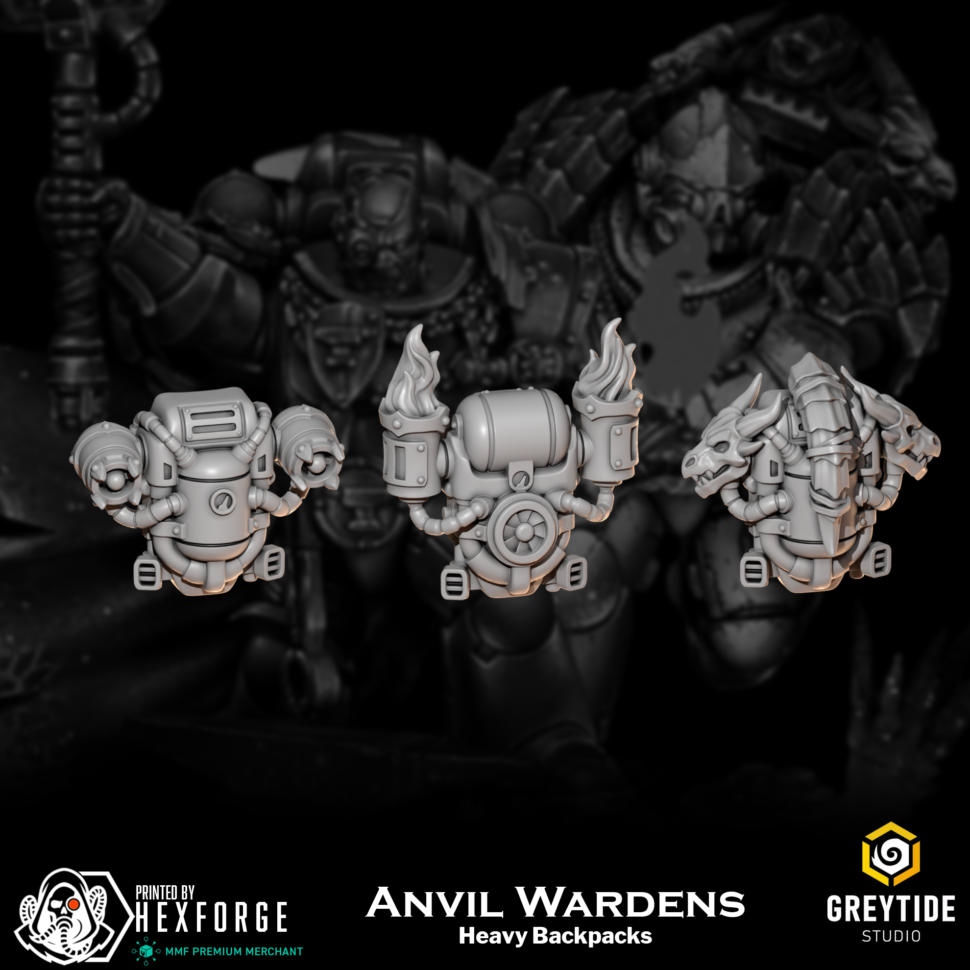 Anvil Wardens - Heavy Armor: Backpacks