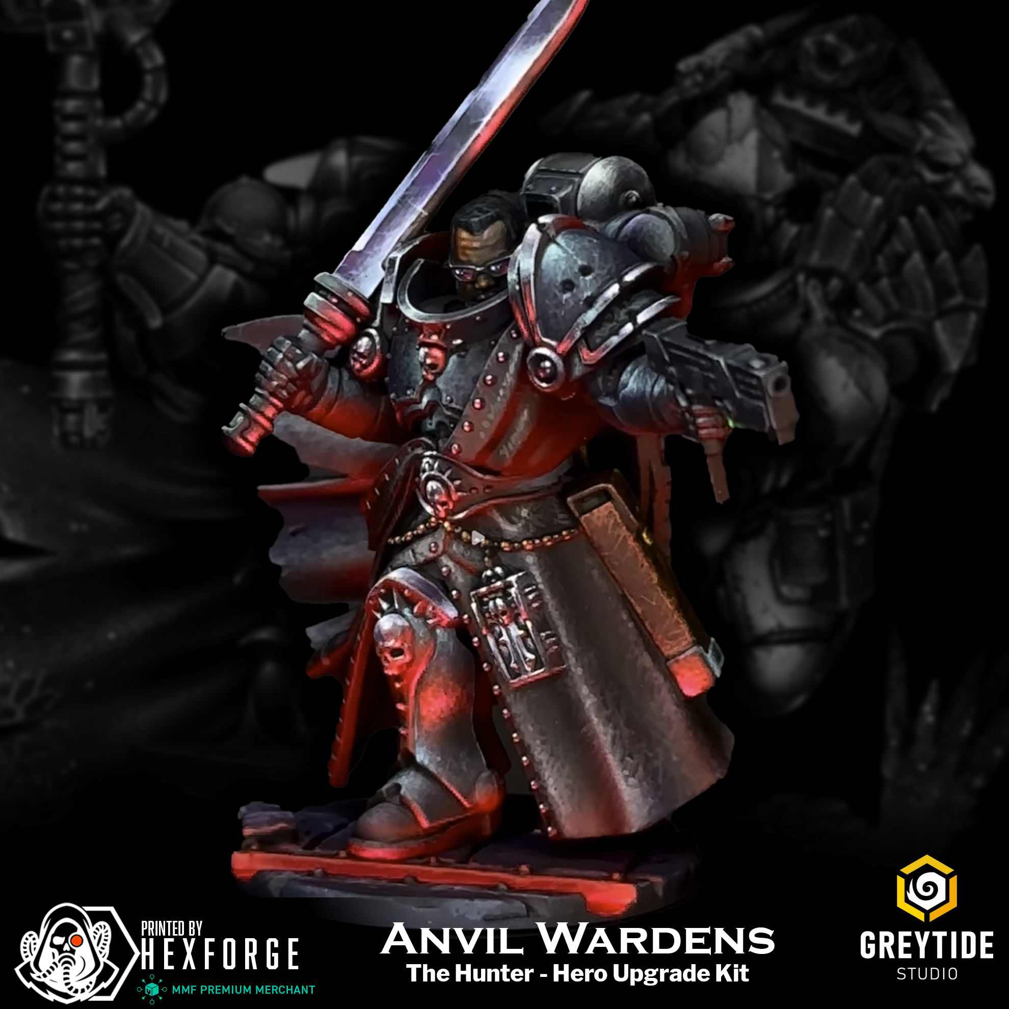 Anvil Wardens - The Hunter, Hero Upgrade Kit