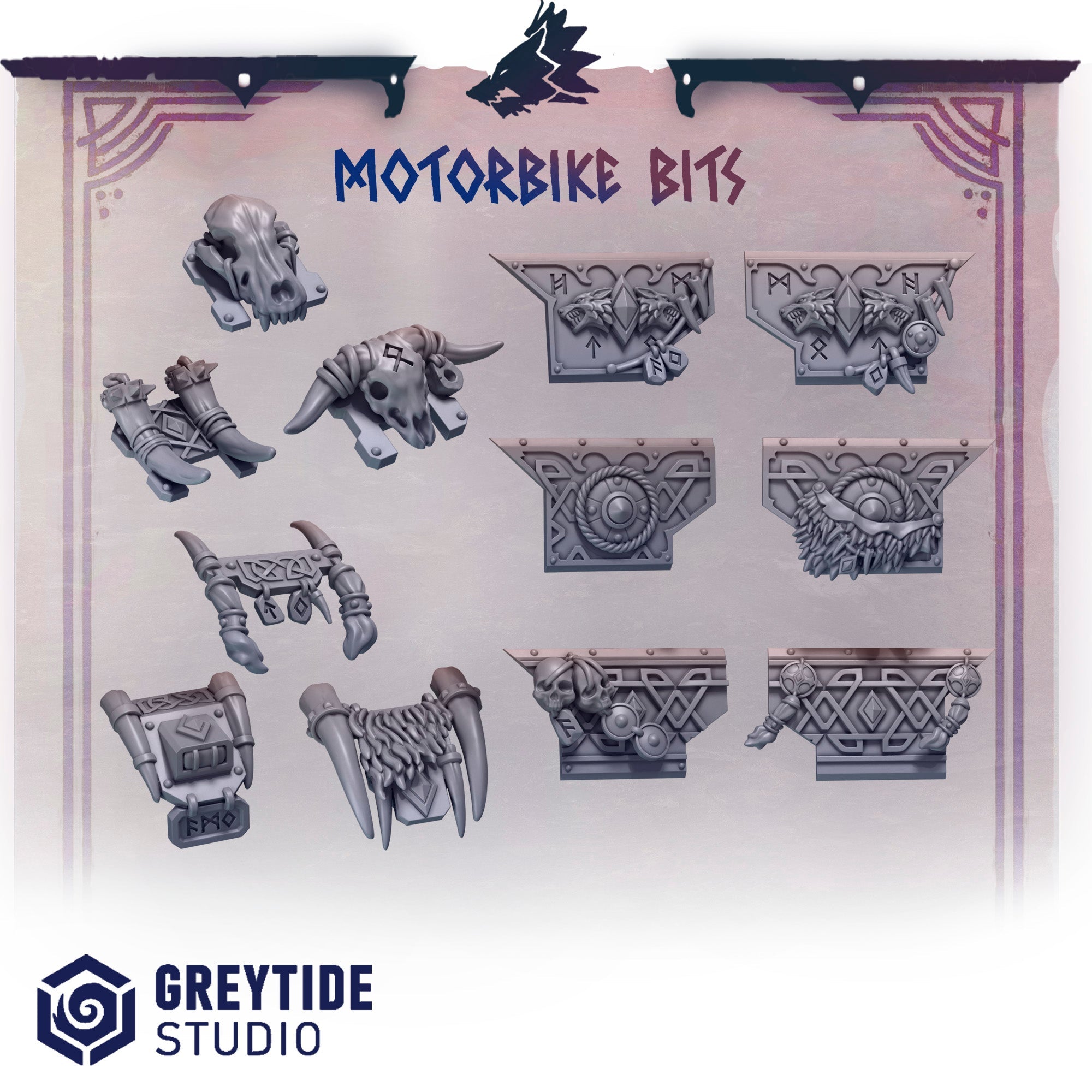Primal Hounds - Motorbike Decorations